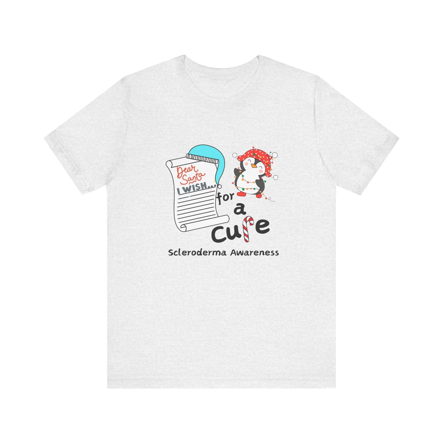 Unisex Jersey Short Sleeve Tee Scleroderma Awareness Holiday Shirt