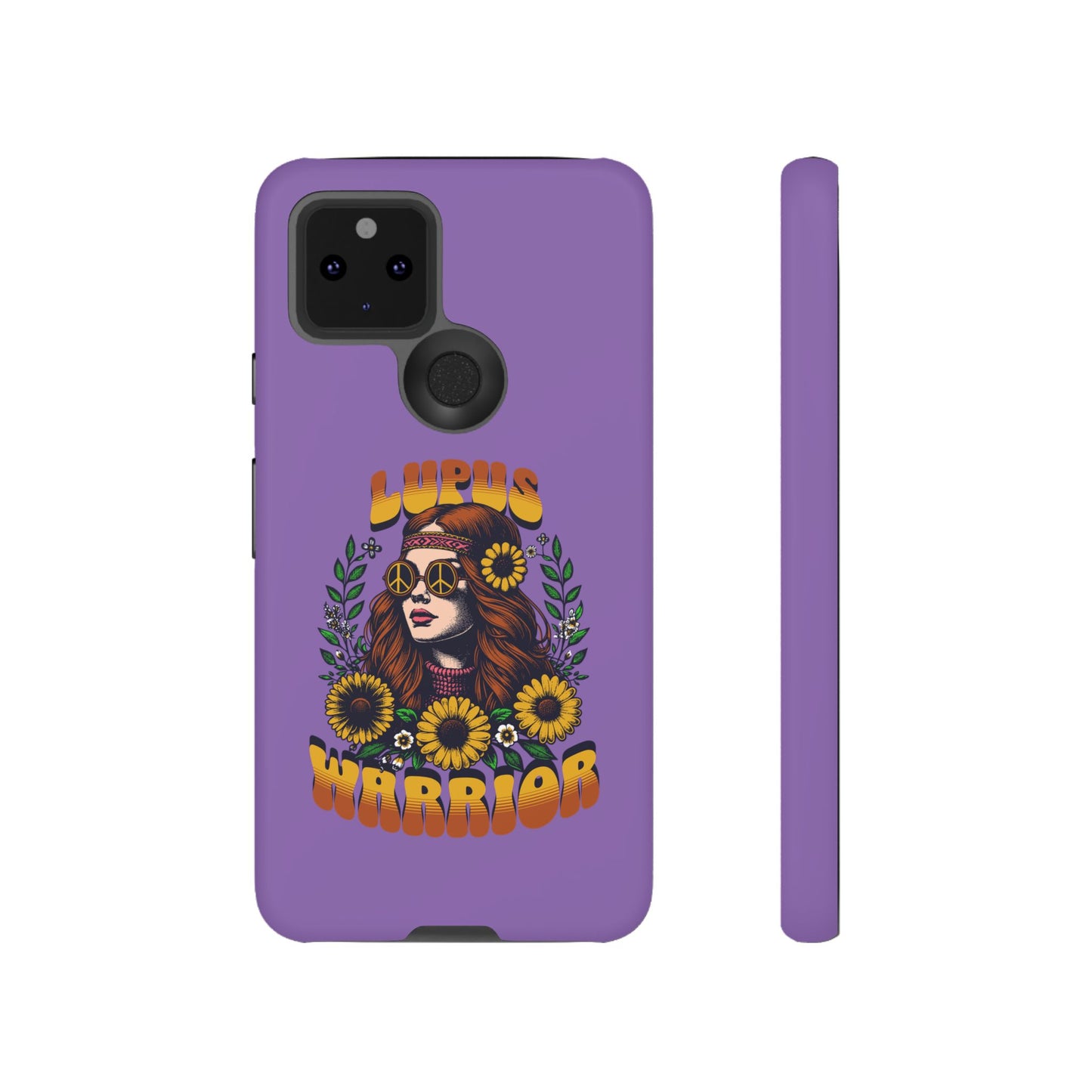 Lupus Warrior Phone Case - Stylish Purple Floral Design for Advocates