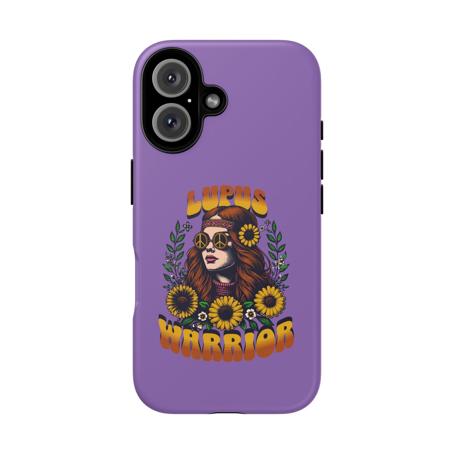 Lupus Warrior Phone Case - Stylish Purple Floral Design for Advocates