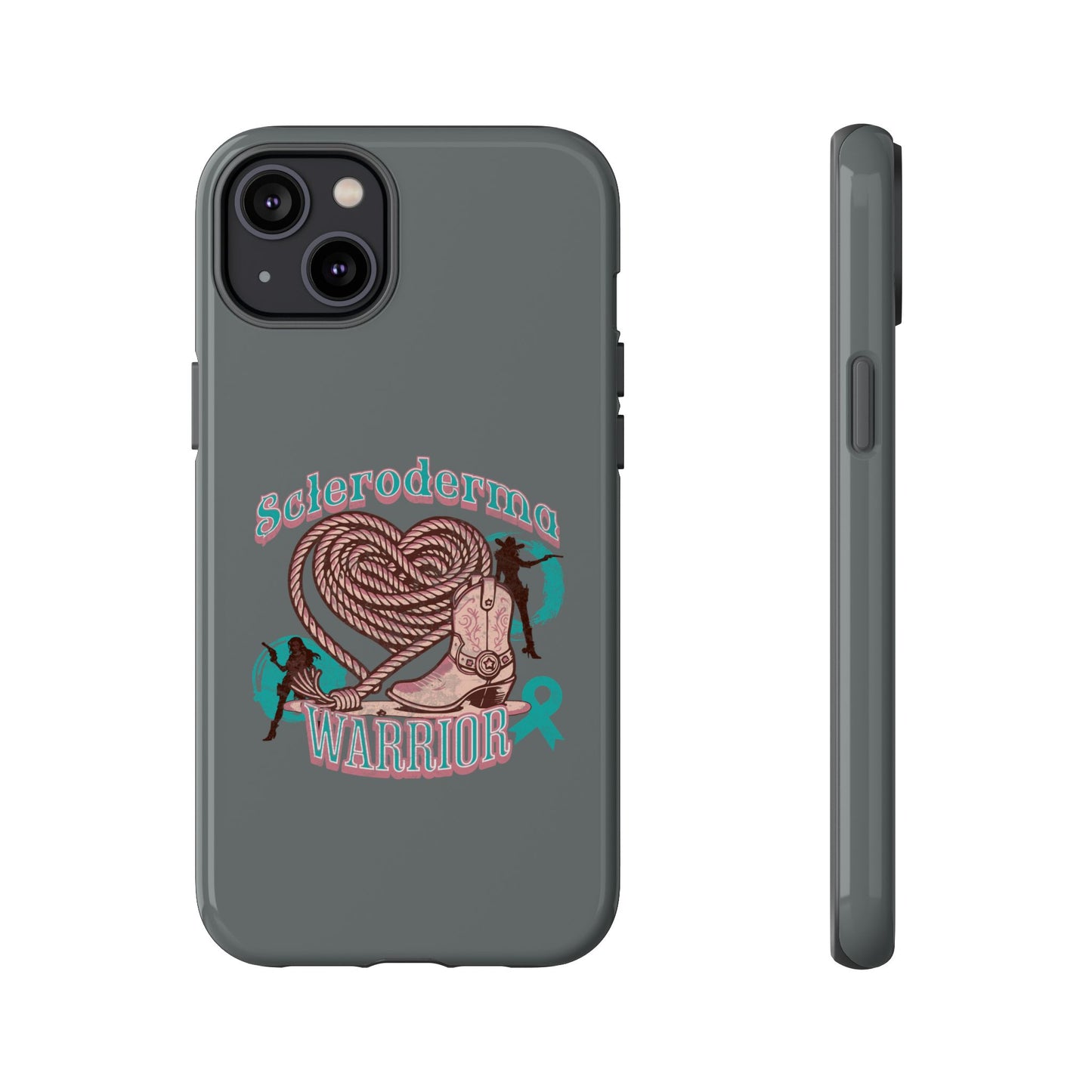 Scleroderma warrior phone case, iPhone case, valentine rodeo themed