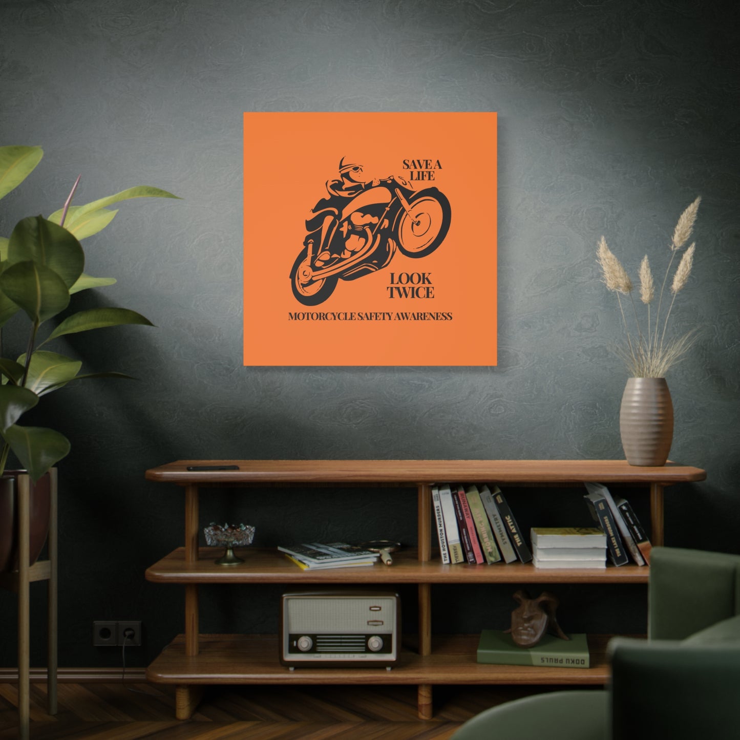 Motorcycle Safety Awareness Home Decor