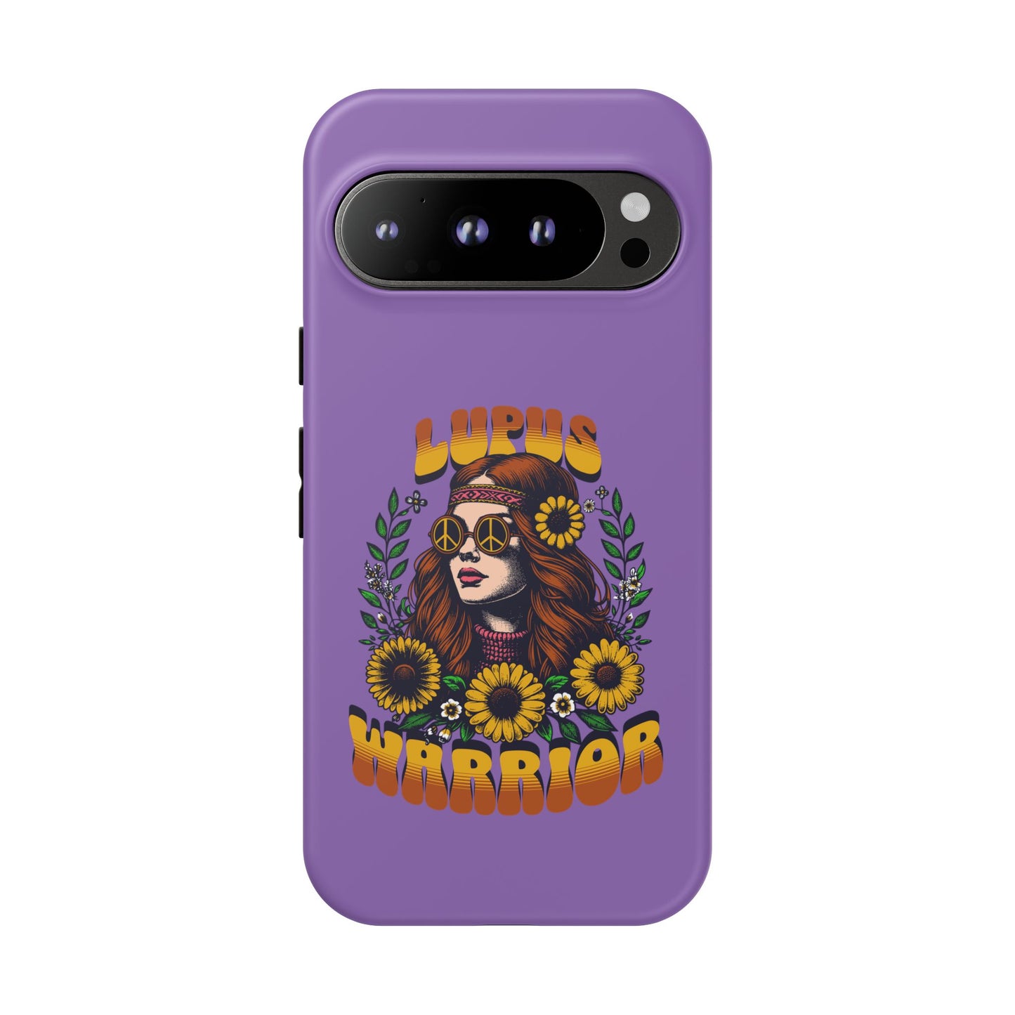 Lupus Warrior Phone Case - Stylish Purple Floral Design for Advocates