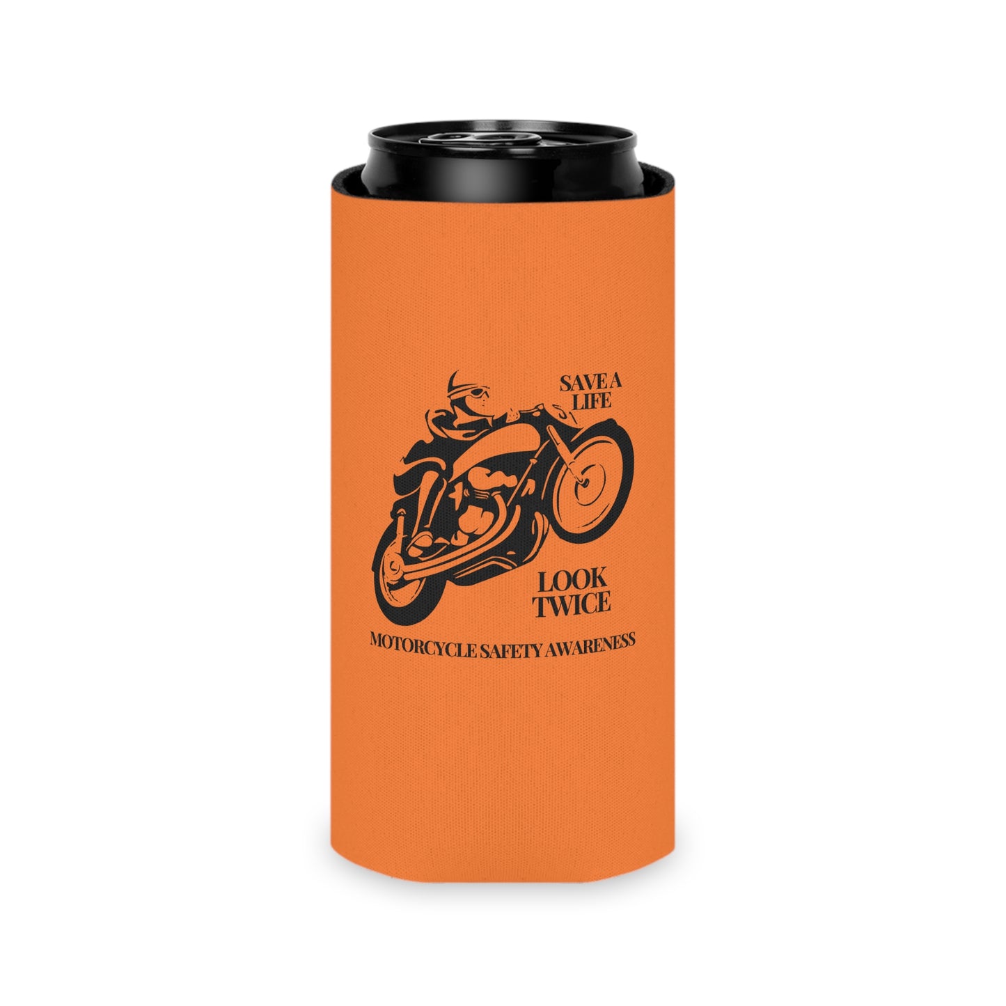 Motorcycle Safety Awareness Coozie Can Cooler
