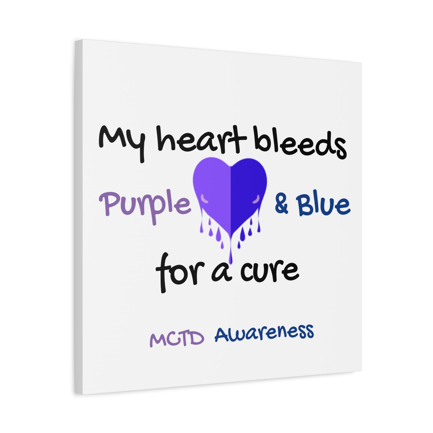 MCTD Awareness Home Decor Matte Canvas, Stretched, 1.25"