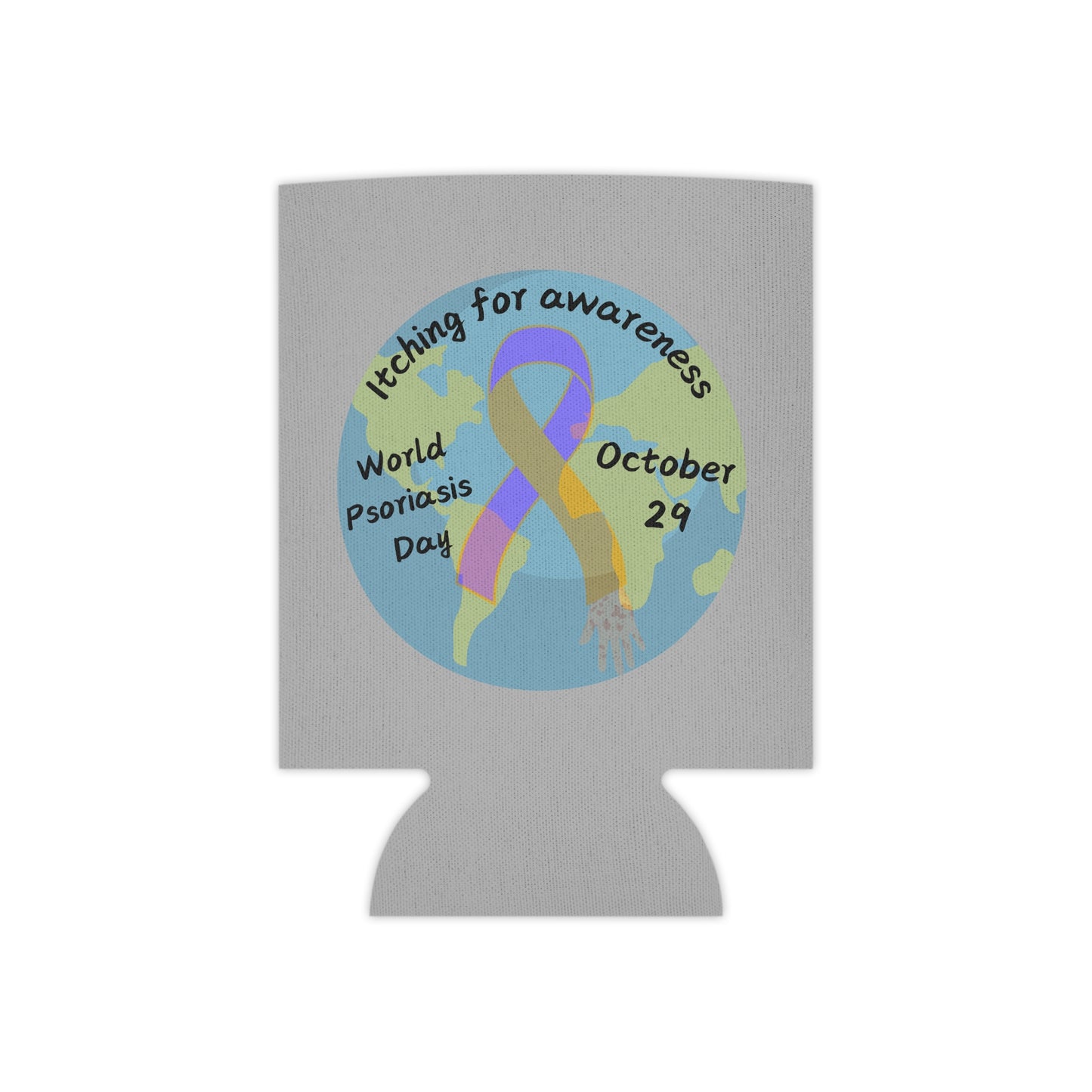 World Psoriasis Day Psoriasis Awareness Coozie Can Cooler
