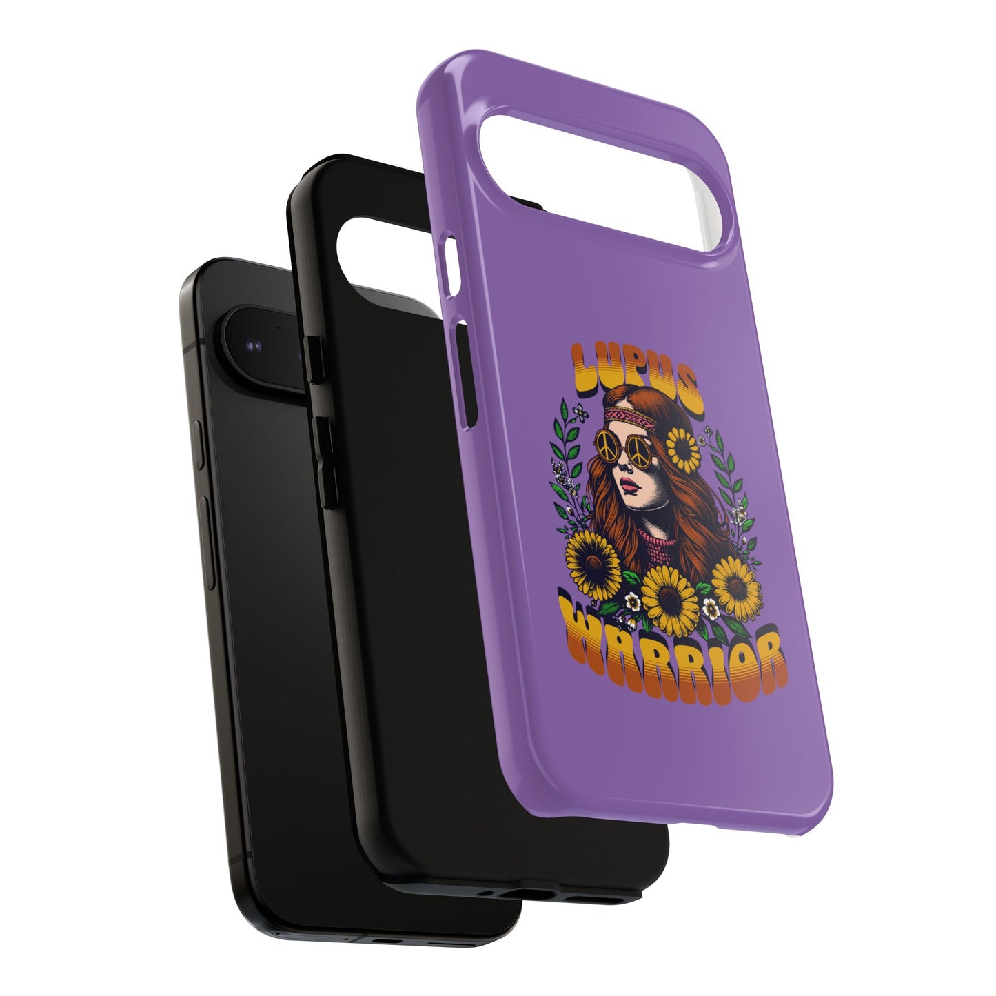 Lupus Warrior Phone Case - Stylish Purple Floral Design for Advocates