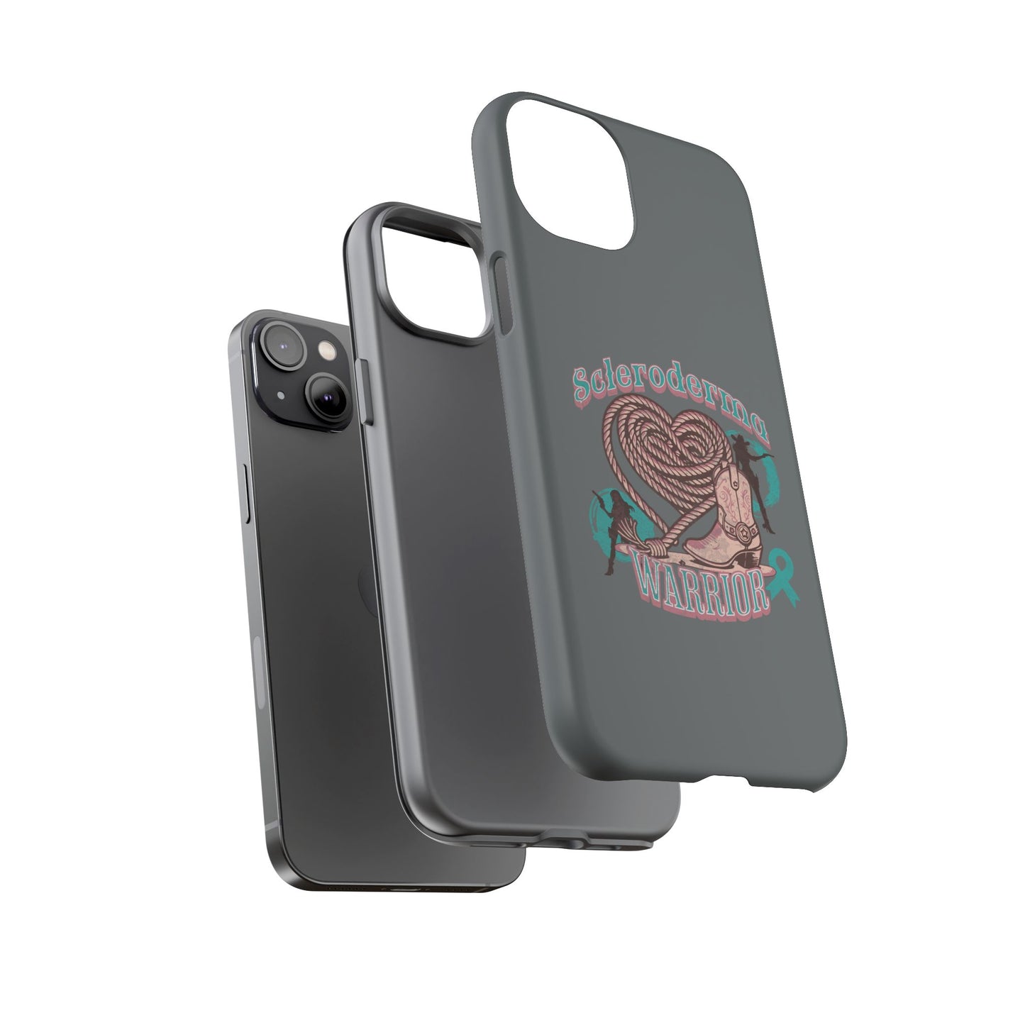 Scleroderma warrior phone case, iPhone case, valentine rodeo themed