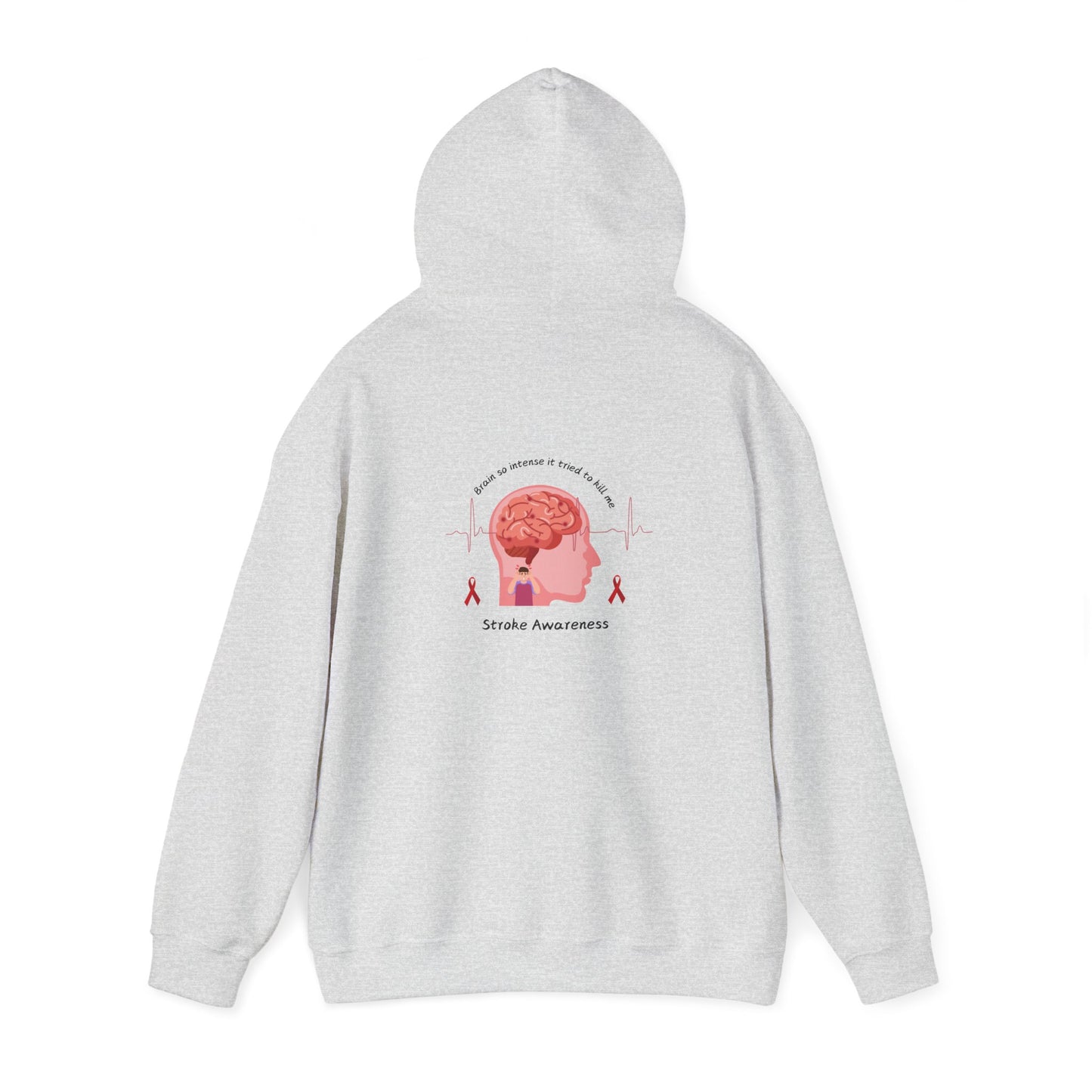 Stroke Awareness Unisex Heavy Hooded Sweatshirt