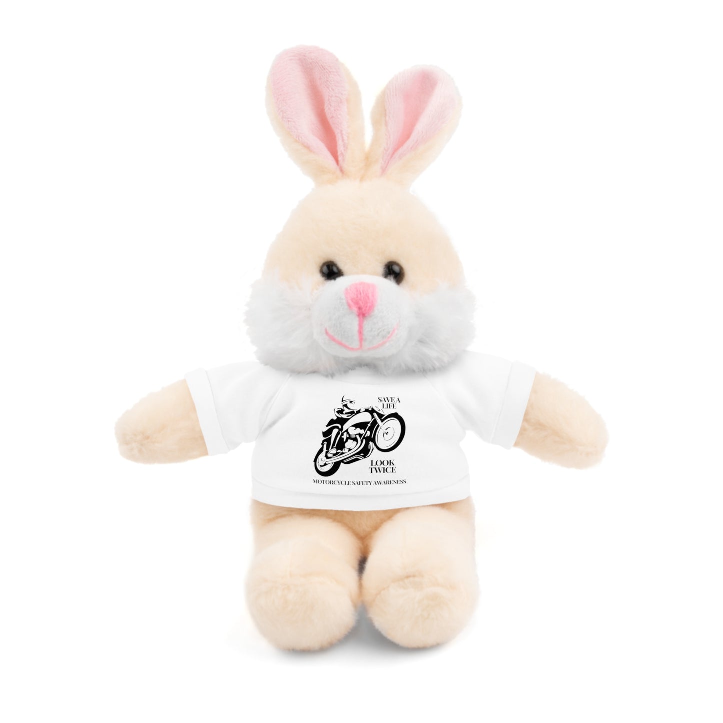 Motorcycle Safety Awareness Stuffed Animals with Tee