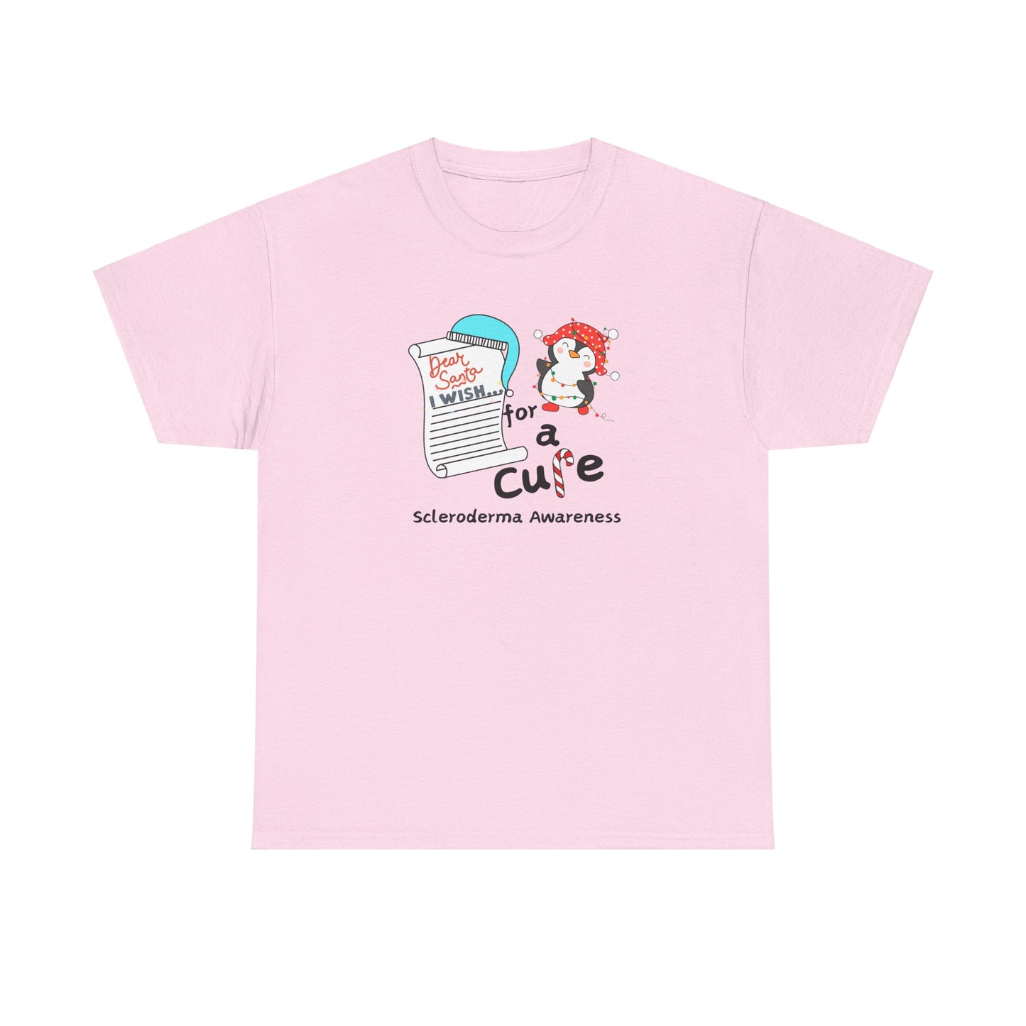 Unisex Heavy Cotton Tee Scleroderma Awareness Holiday Shirt