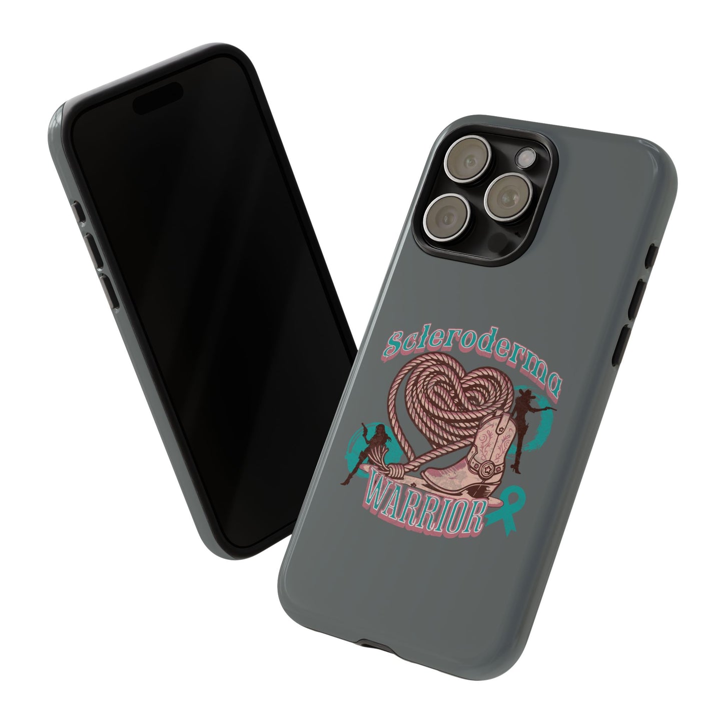 Scleroderma warrior phone case, iPhone case, valentine rodeo themed