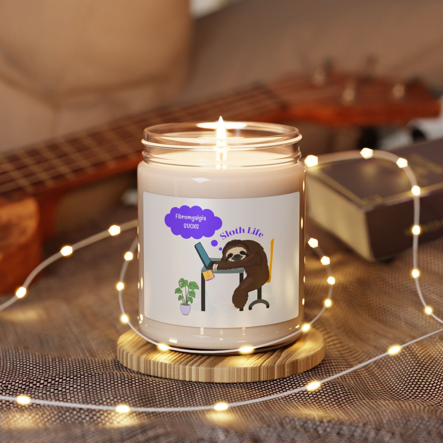 Fibromyalgia Sucks Scented Soy Candle, 9oz