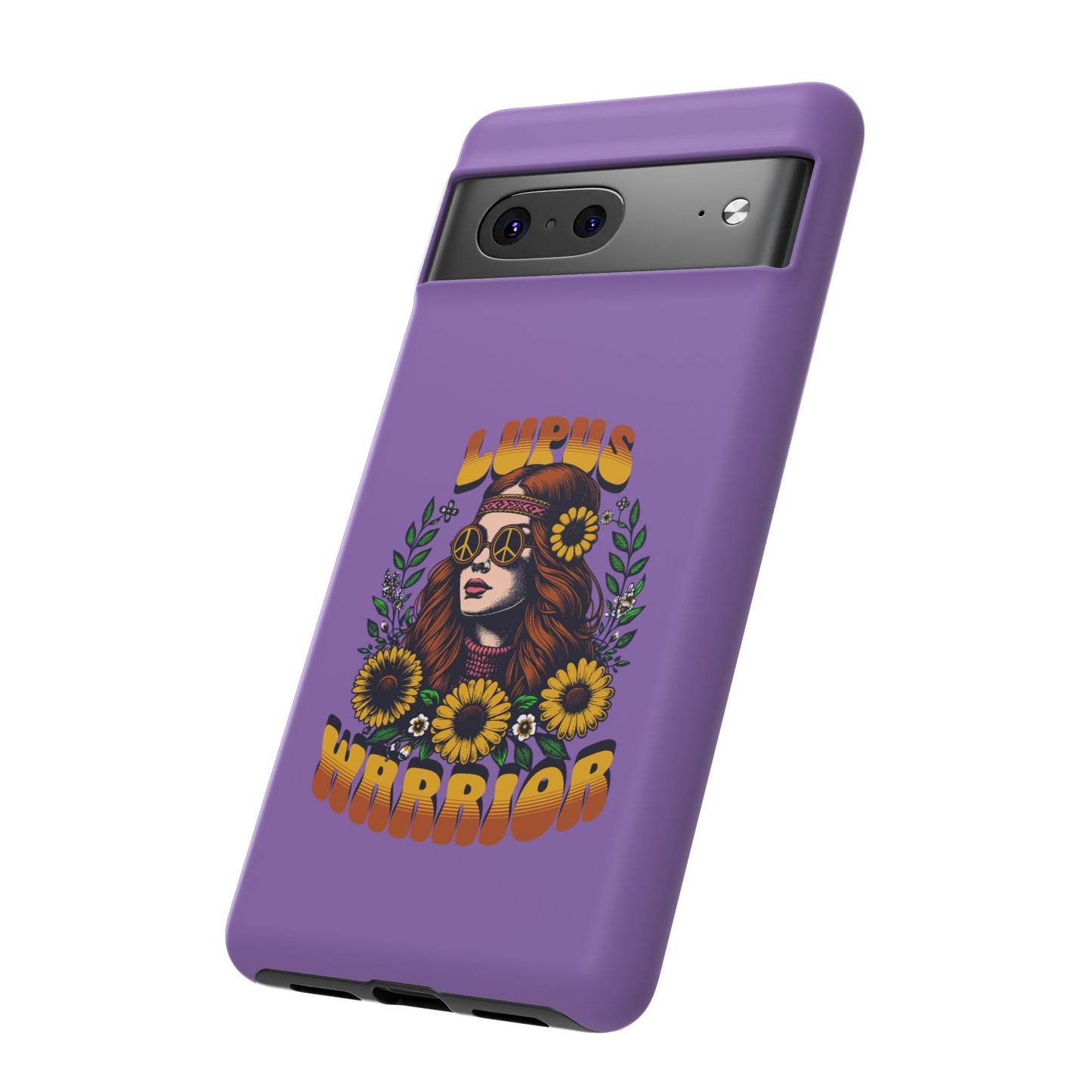 Lupus Warrior Phone Case - Stylish Purple Floral Design for Advocates