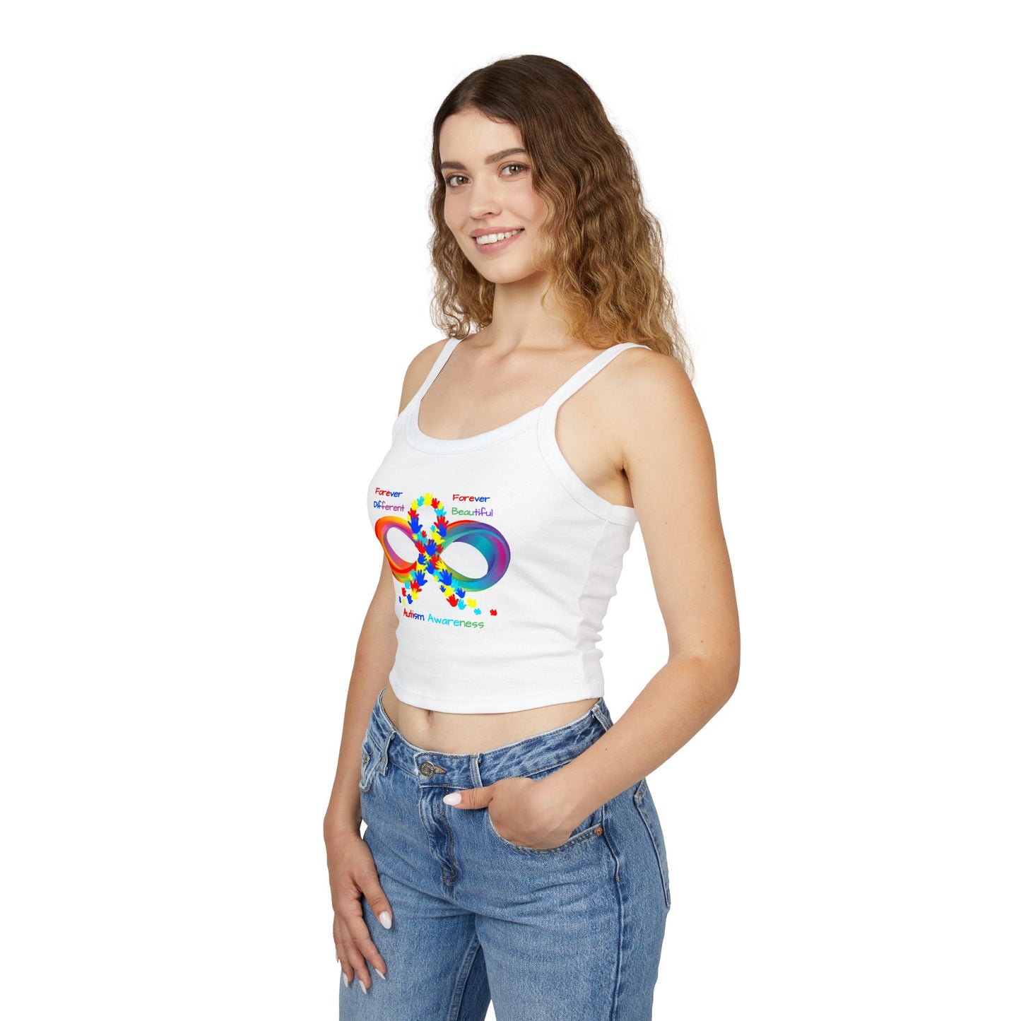 Autism Awareness Women's Spaghetti Strap Tank Top