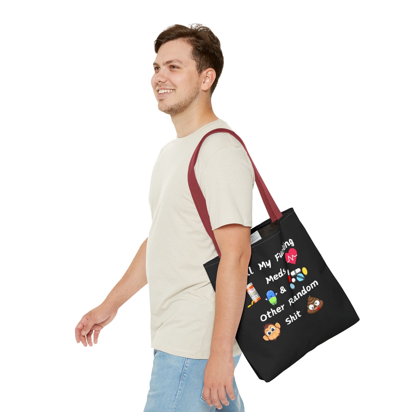 Funny Meds & Life Tote Bag - All My F*cking Meds & Other Random Sh*t