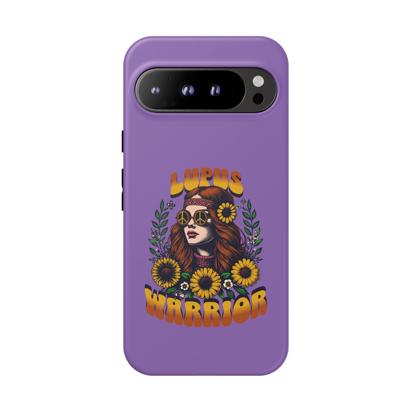 Lupus Warrior Phone Case - Stylish Purple Floral Design for Advocates