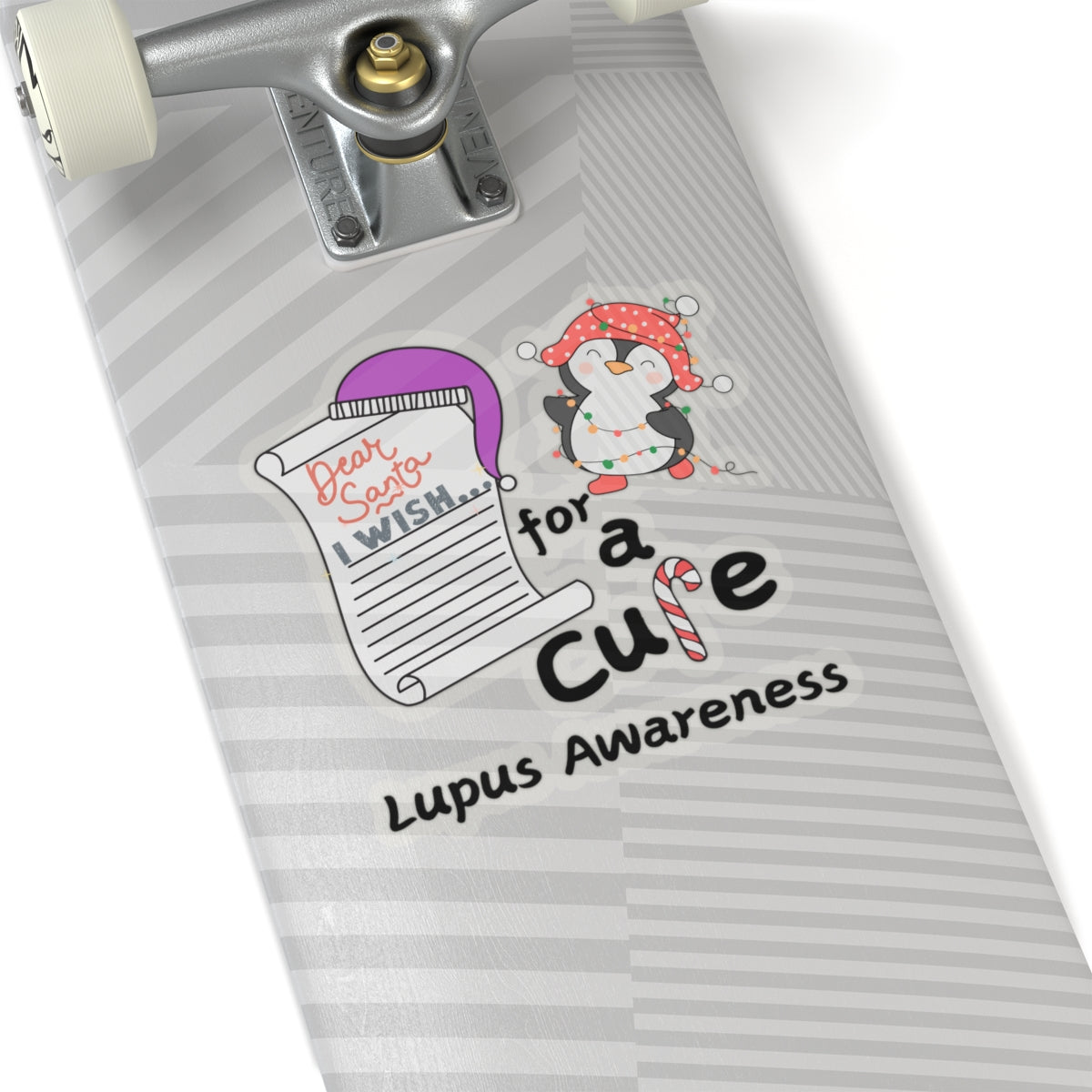 Kiss-Cut Stickers, Lupus Awareness Stickers, Holiday Gift Ideas, Stocking Stuffers
