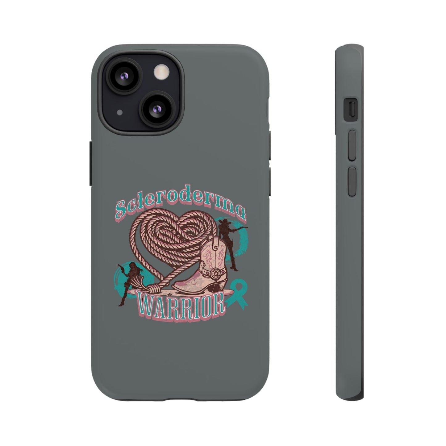 Scleroderma warrior phone case, iPhone case, valentine rodeo themed