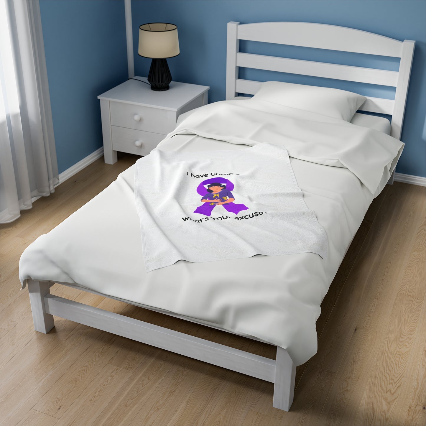 Chron's Disease Awareness Velveteen Plush Blanket