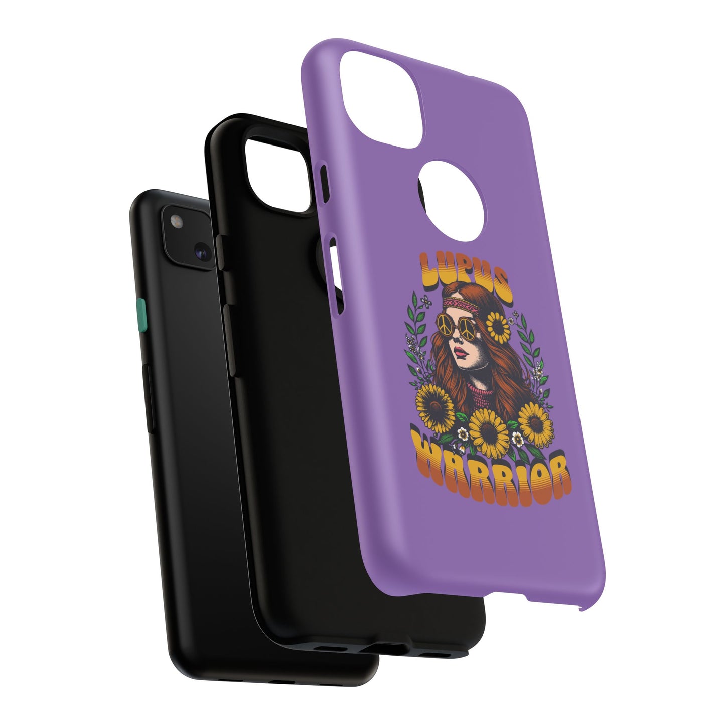 Lupus Warrior Phone Case - Stylish Purple Floral Design for Advocates