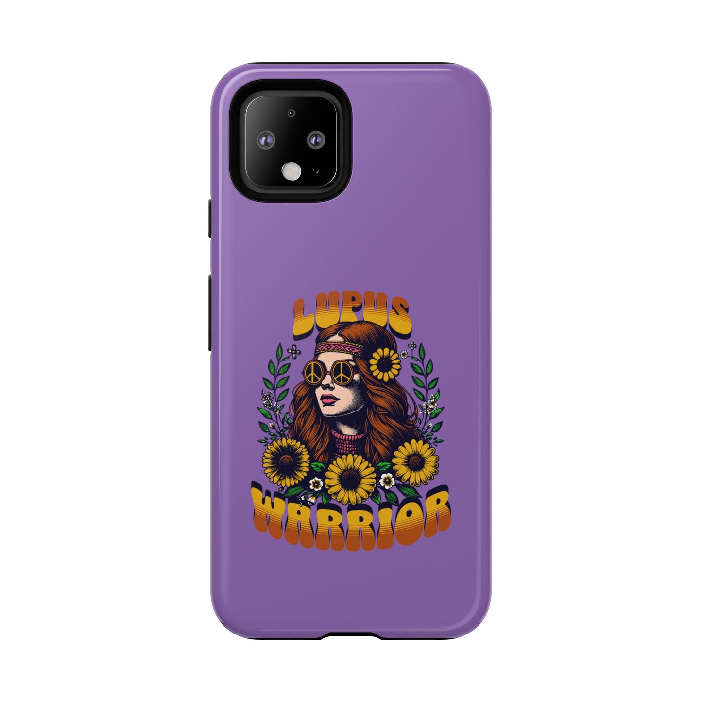 Lupus Warrior Phone Case - Stylish Purple Floral Design for Advocates