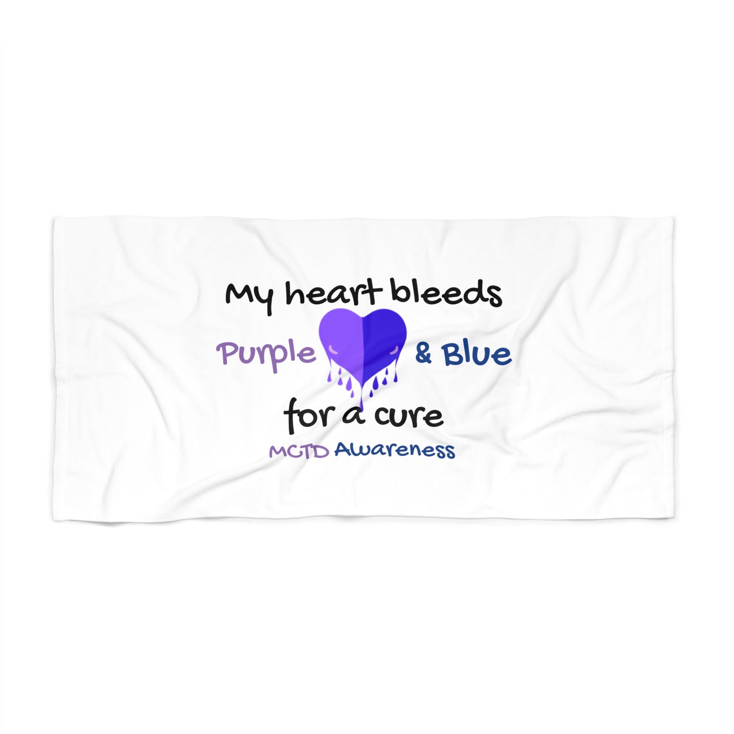 MCTD Awareness Beach Towel