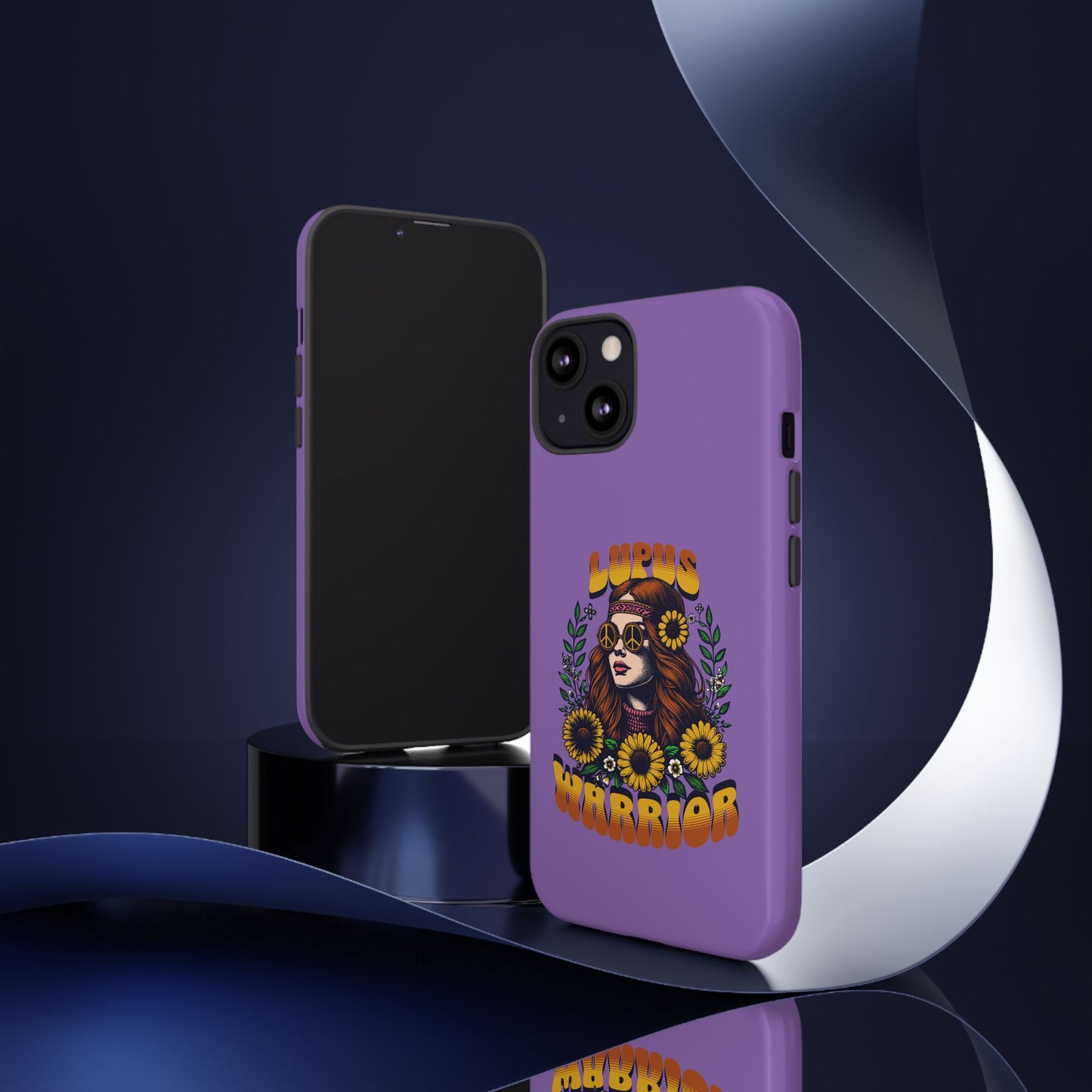 Lupus Warrior Phone Case - Stylish Purple Floral Design for Advocates