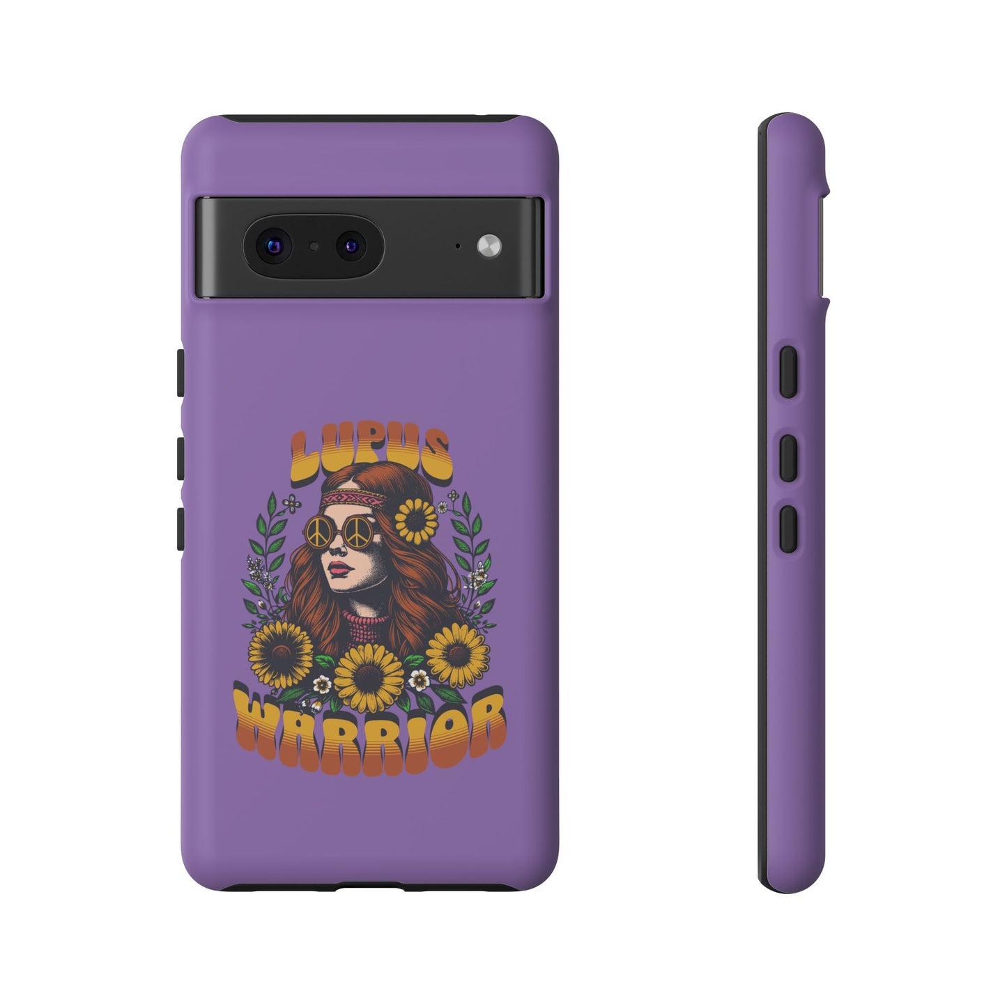 Lupus Warrior Phone Case - Stylish Purple Floral Design for Advocates