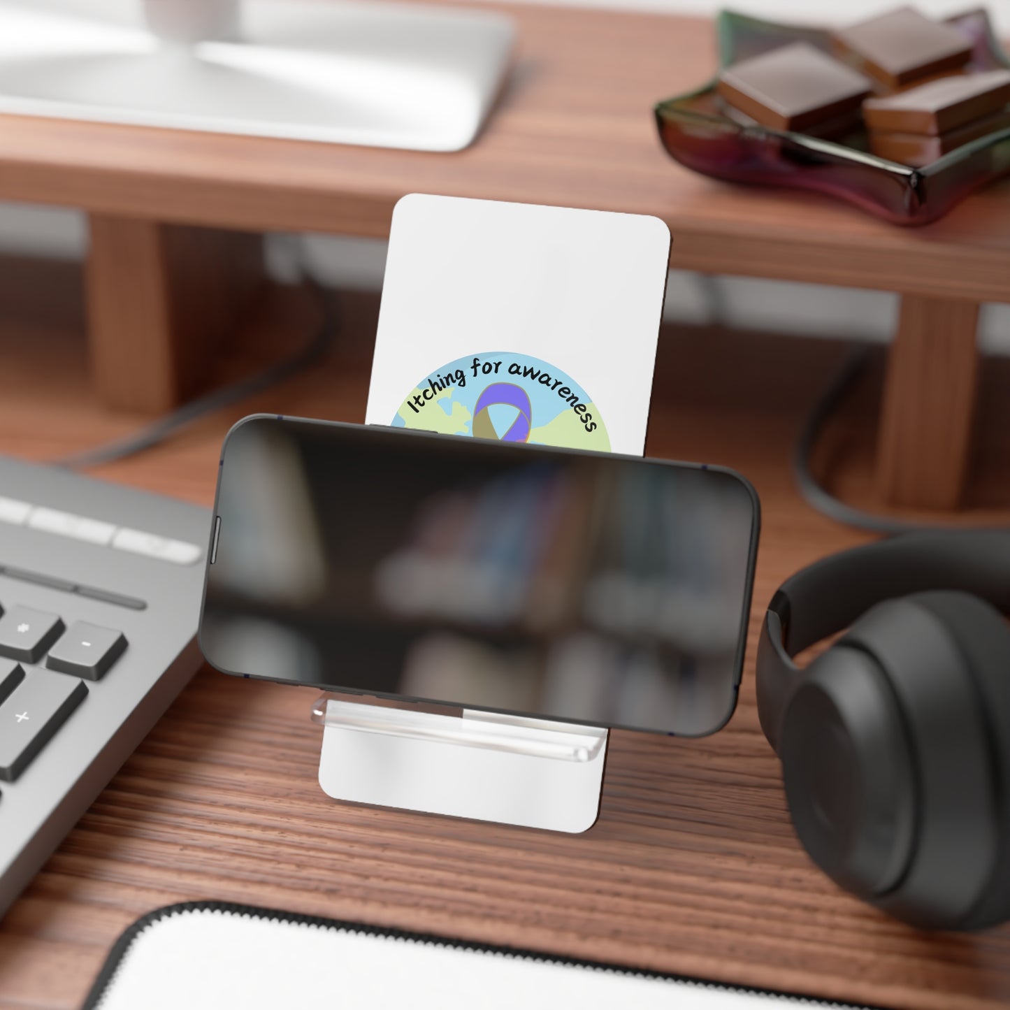 World Psoriasis Day Psoriasis Awareness Phone Stand Mobile Display Stand for Smartphones