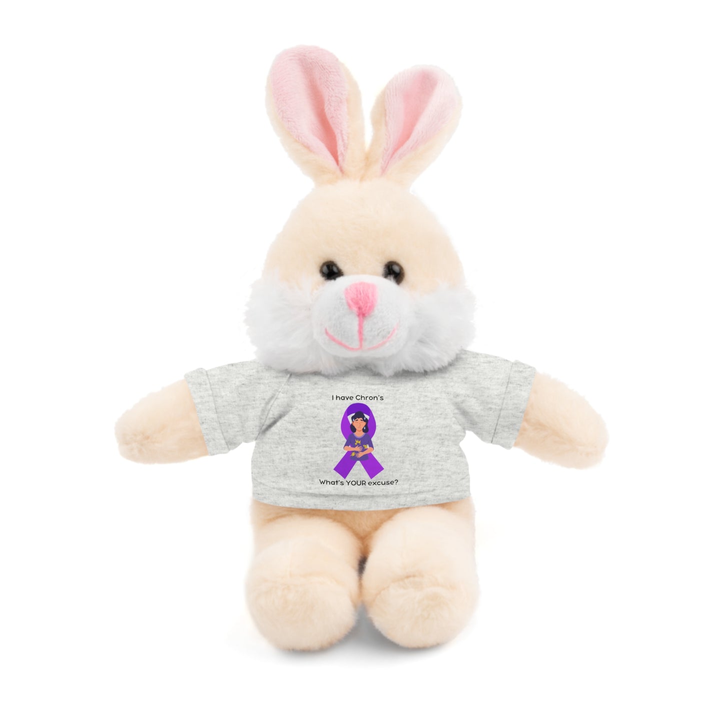 Chron's Disease Awareness Stuffed Animals with Tee