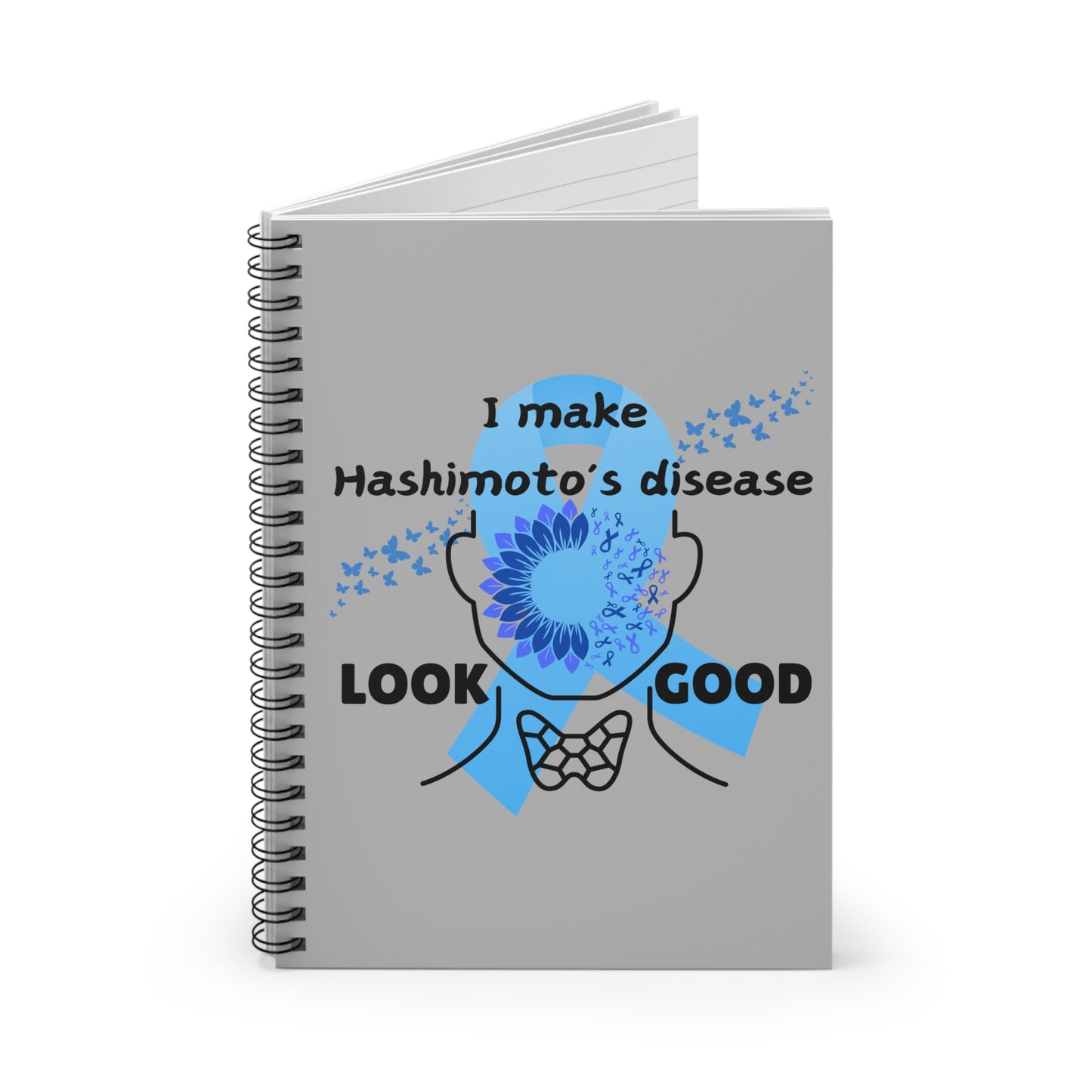 Hashimoto's Disease Awareness Spiral Notebook - Ruled Line