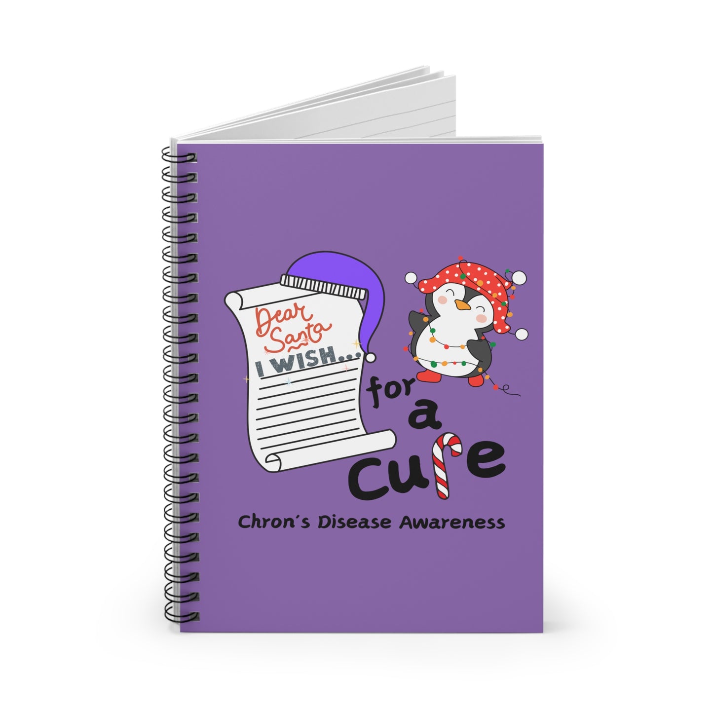 Spiral Notebook - Ruled Line, Chron's Disease Awareness, Holiday Gift Ideas