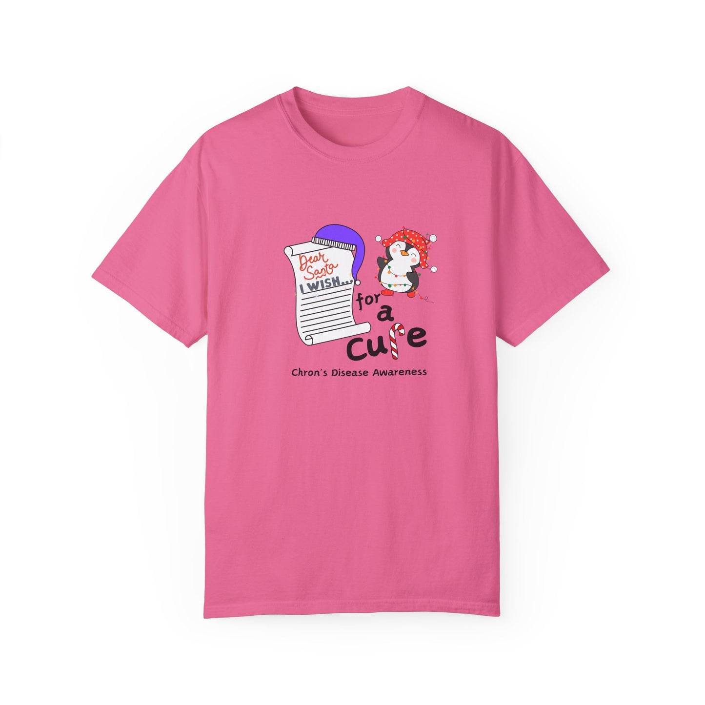 Unisex Cotton T-shirt, Chron's Disease Awareness, Holiday Gift Ideas