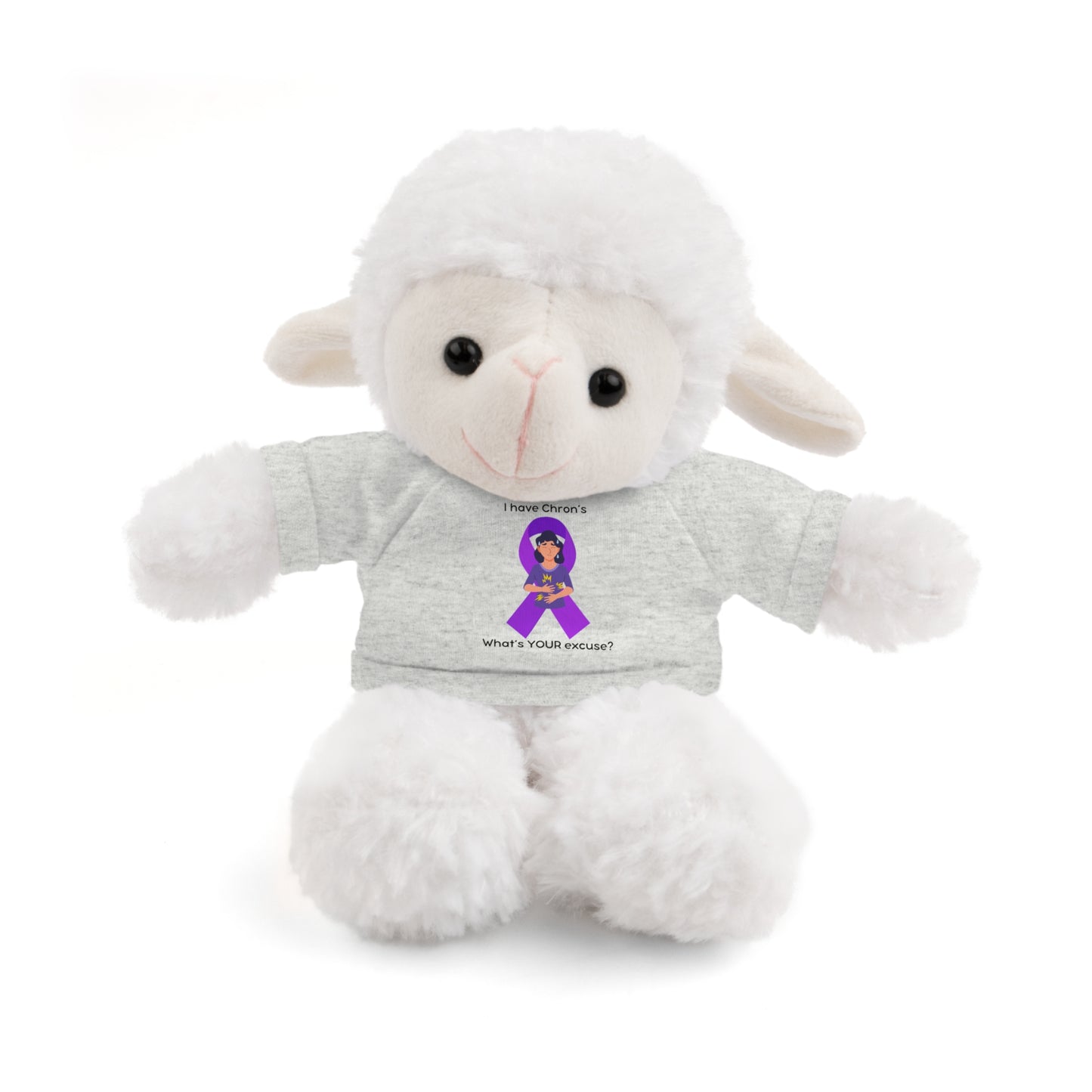 Chron's Disease Awareness Stuffed Animals with Tee