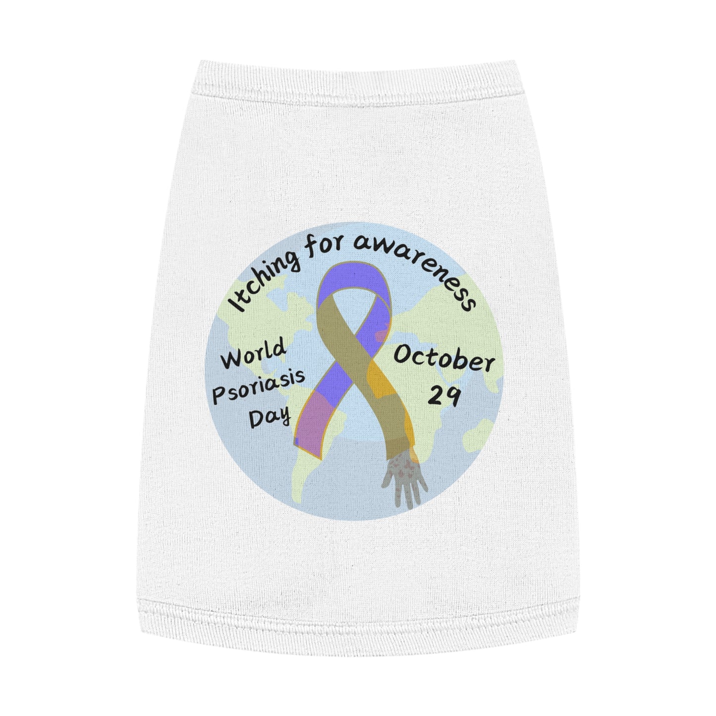 World Psoriasis Day Psoriasis Awareness Pet Tank Top