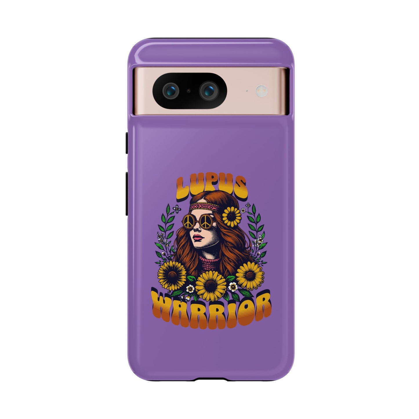 Lupus Warrior Phone Case - Stylish Purple Floral Design for Advocates