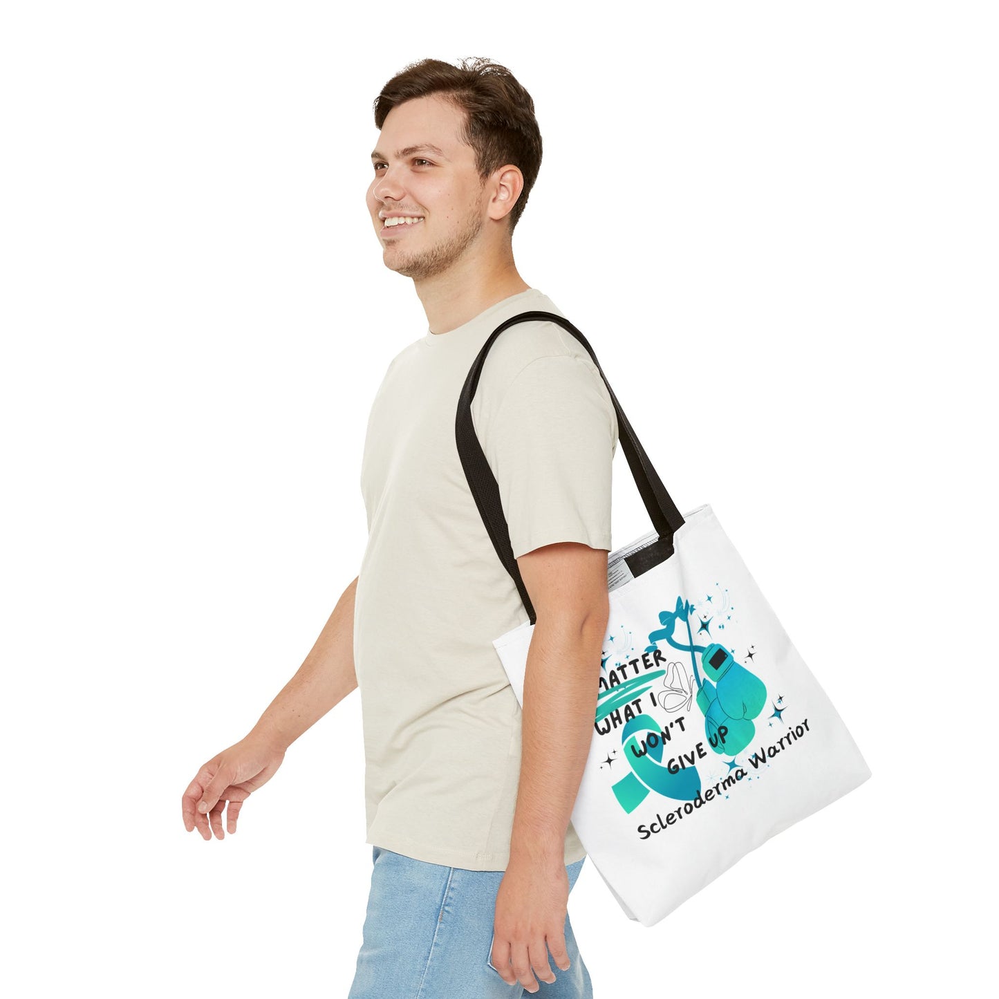 Scleroderma Warrior No Matter What I Won't Give Up Tote Bag