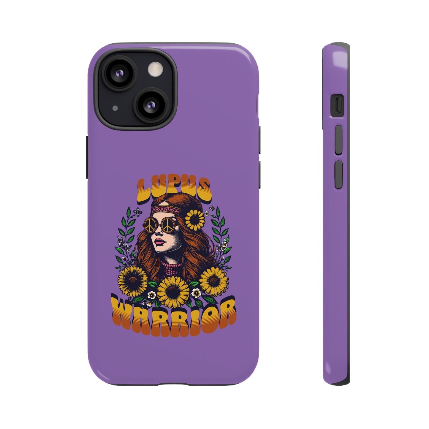 Lupus Warrior Phone Case - Stylish Purple Floral Design for Advocates