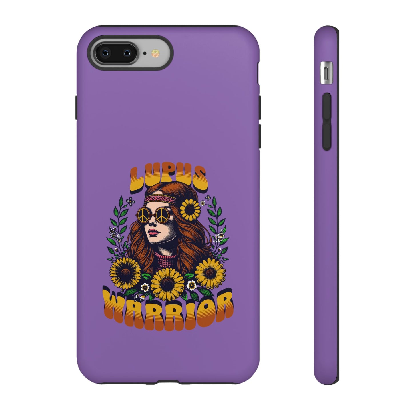 Lupus Warrior Phone Case - Stylish Purple Floral Design for Advocates