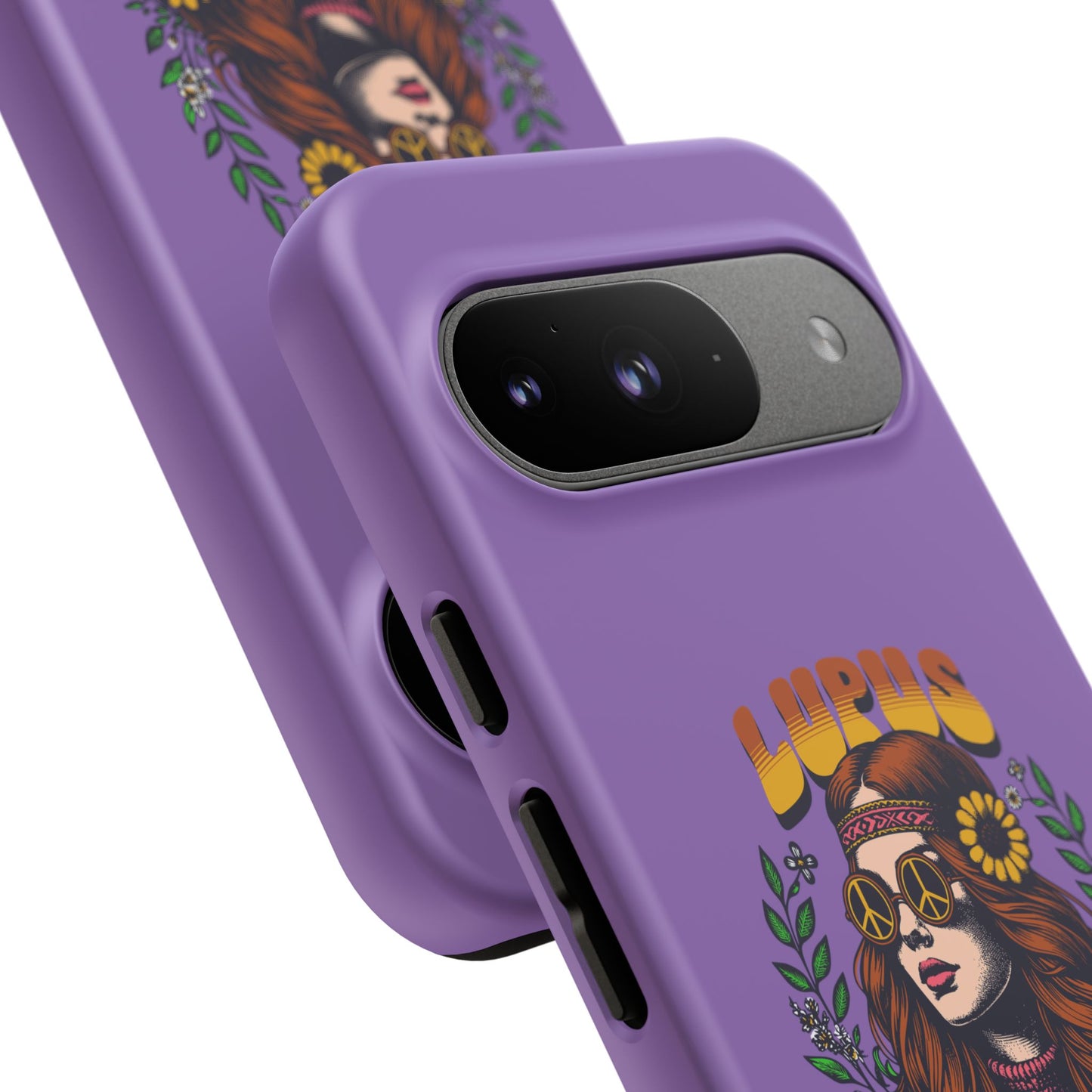 Lupus Warrior Phone Case - Stylish Purple Floral Design for Advocates