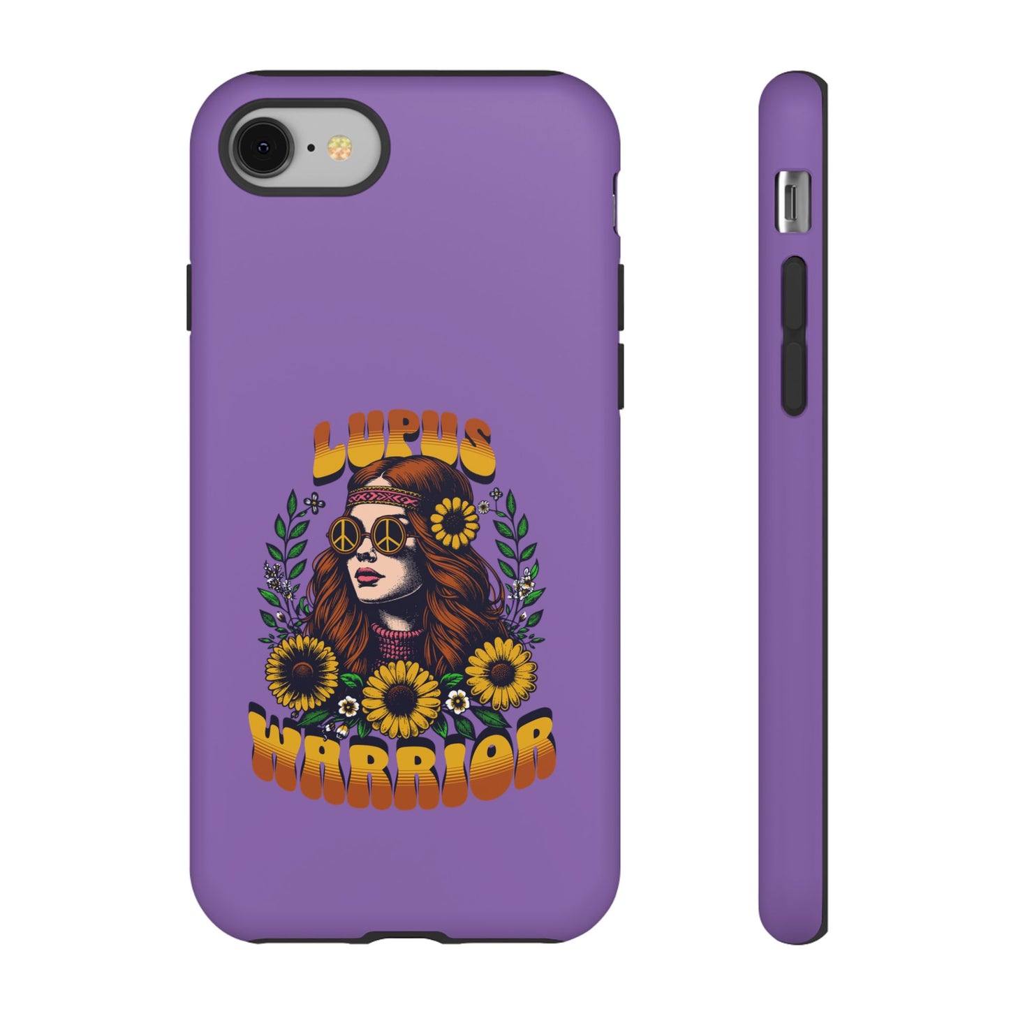 Lupus Warrior Phone Case - Stylish Purple Floral Design for Advocates