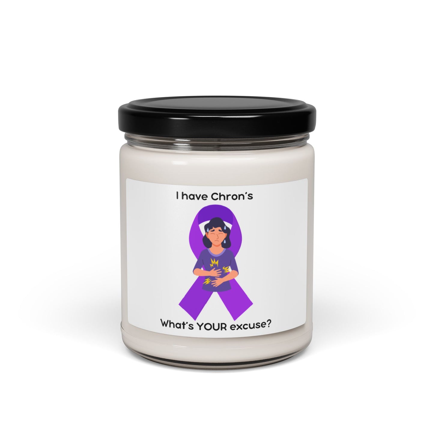 Chron's Disease Awareness Scented Soy Candle, 9oz