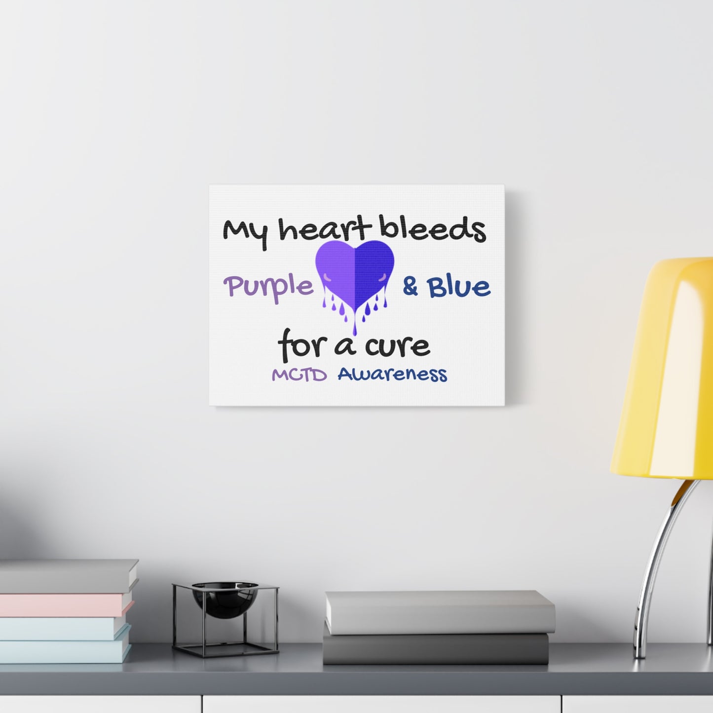 MCTD Awareness Home Decor Matte Canvas, Stretched, 1.25"