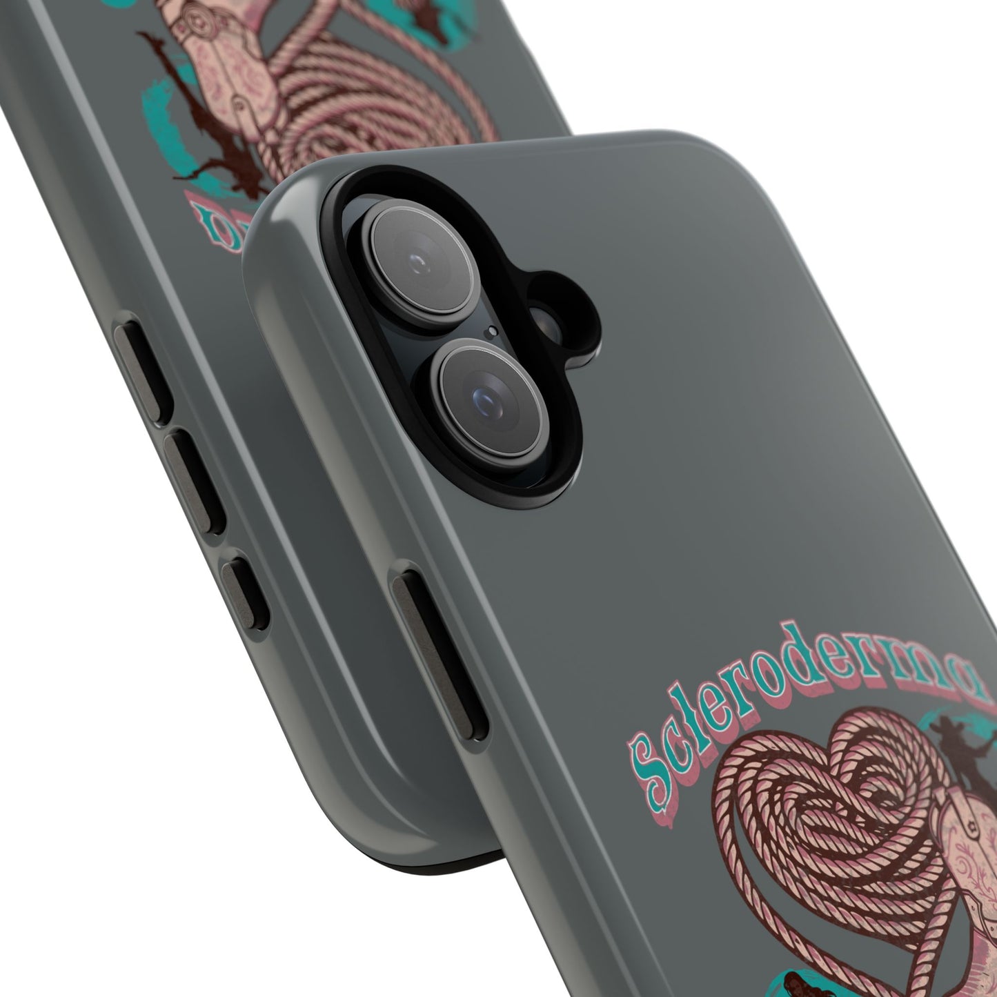 Scleroderma warrior phone case, iPhone case, valentine rodeo themed