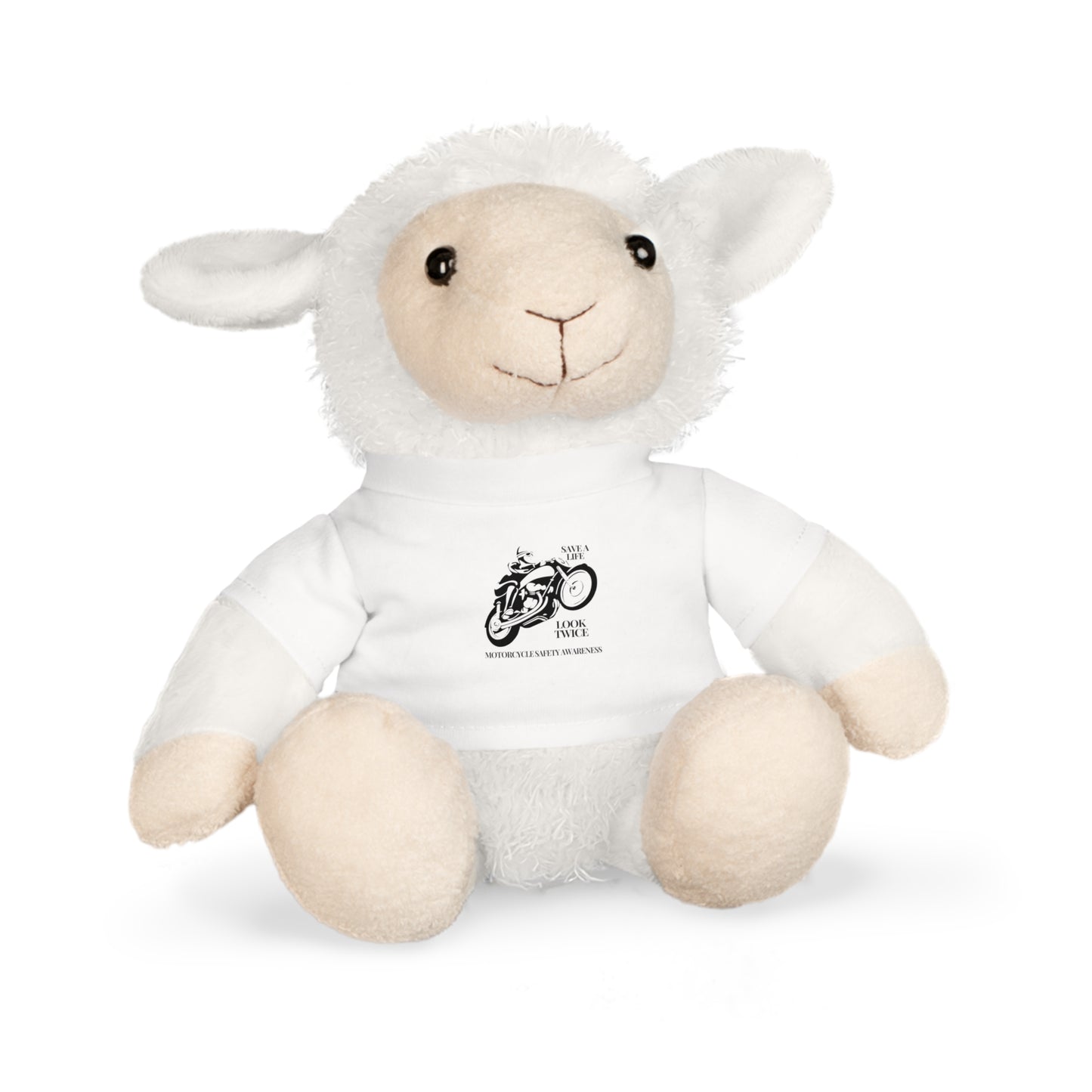 Motorcycle Safety Awareness Plush Toy with T-Shirt