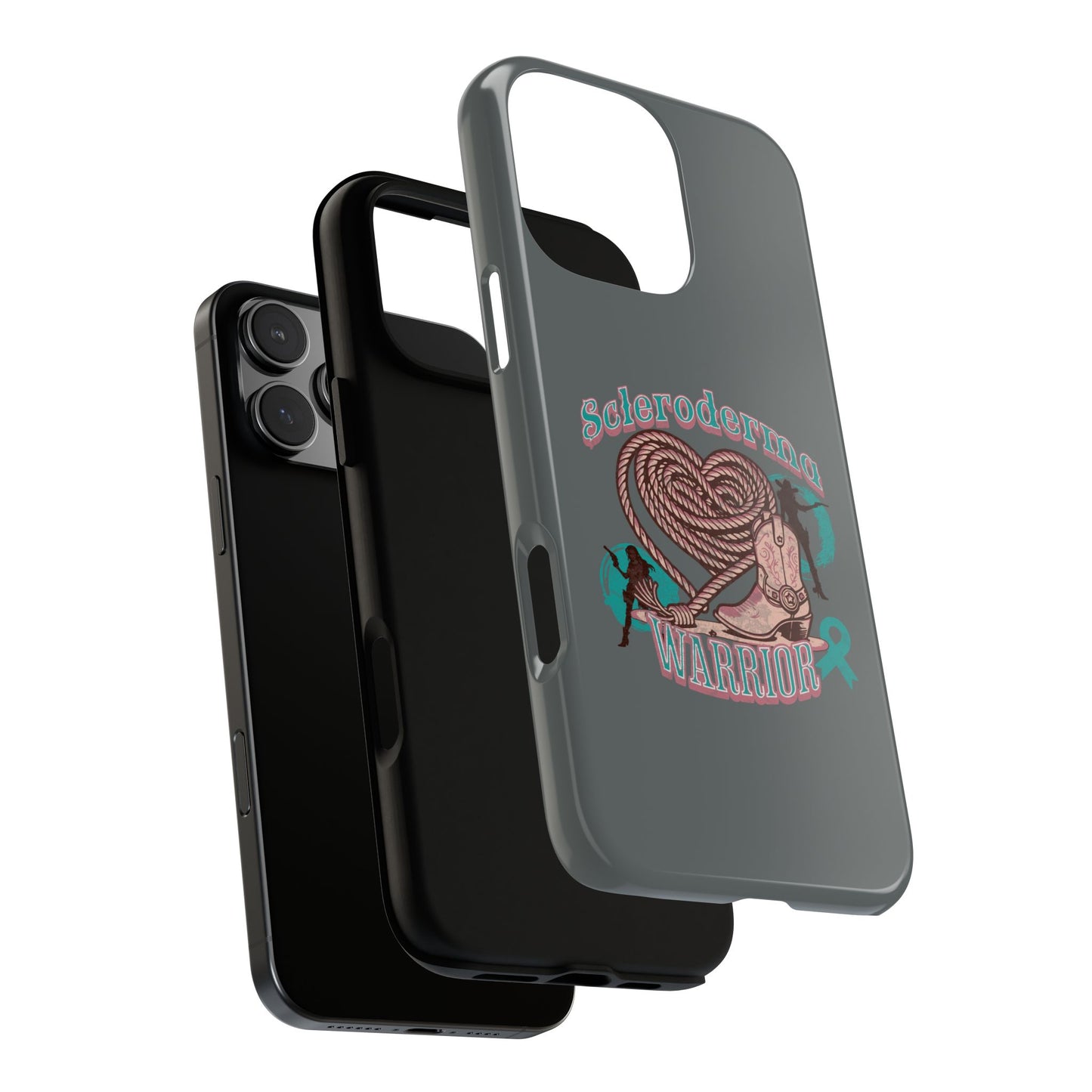 Scleroderma warrior phone case, iPhone case, valentine rodeo themed