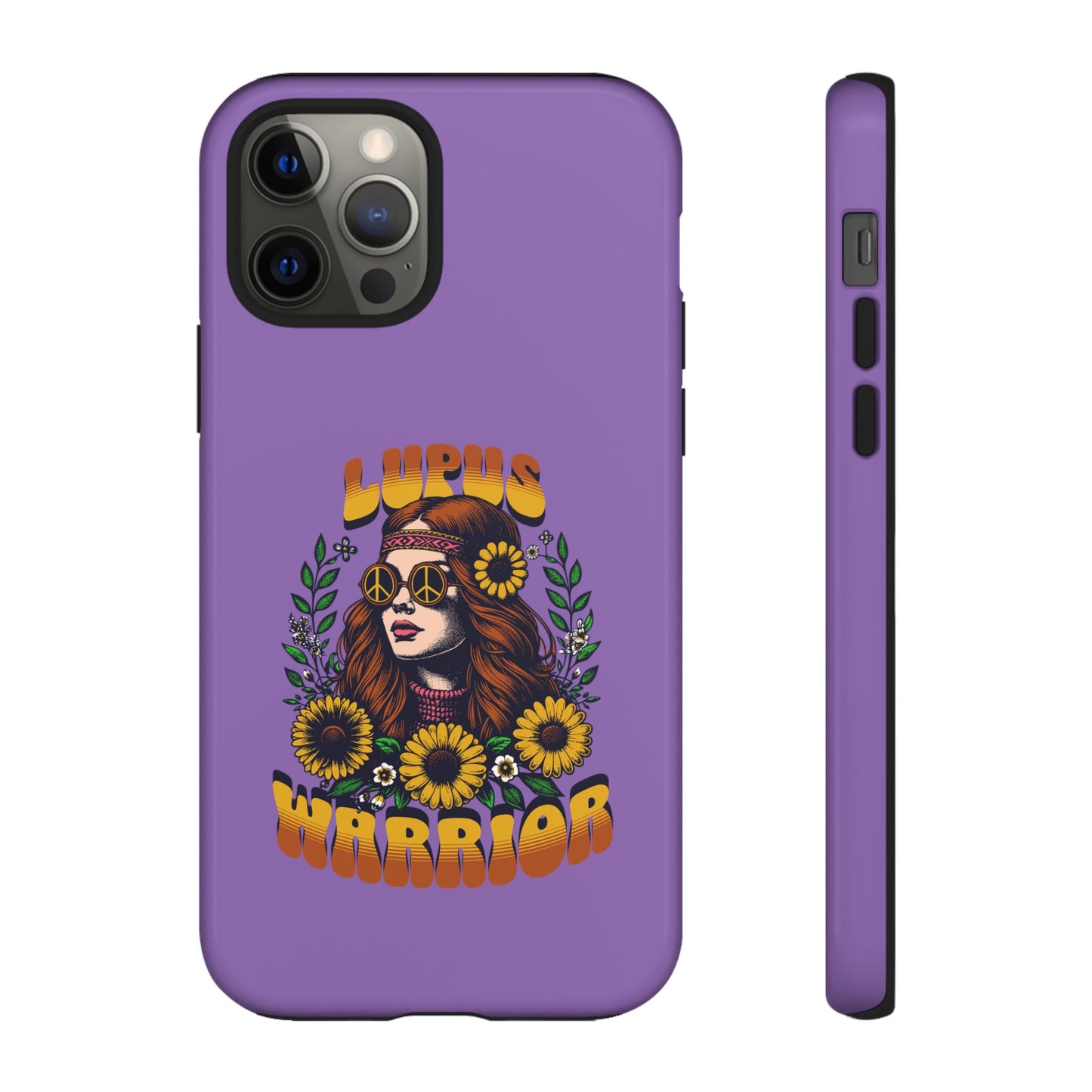 Lupus Warrior Phone Case - Stylish Purple Floral Design for Advocates