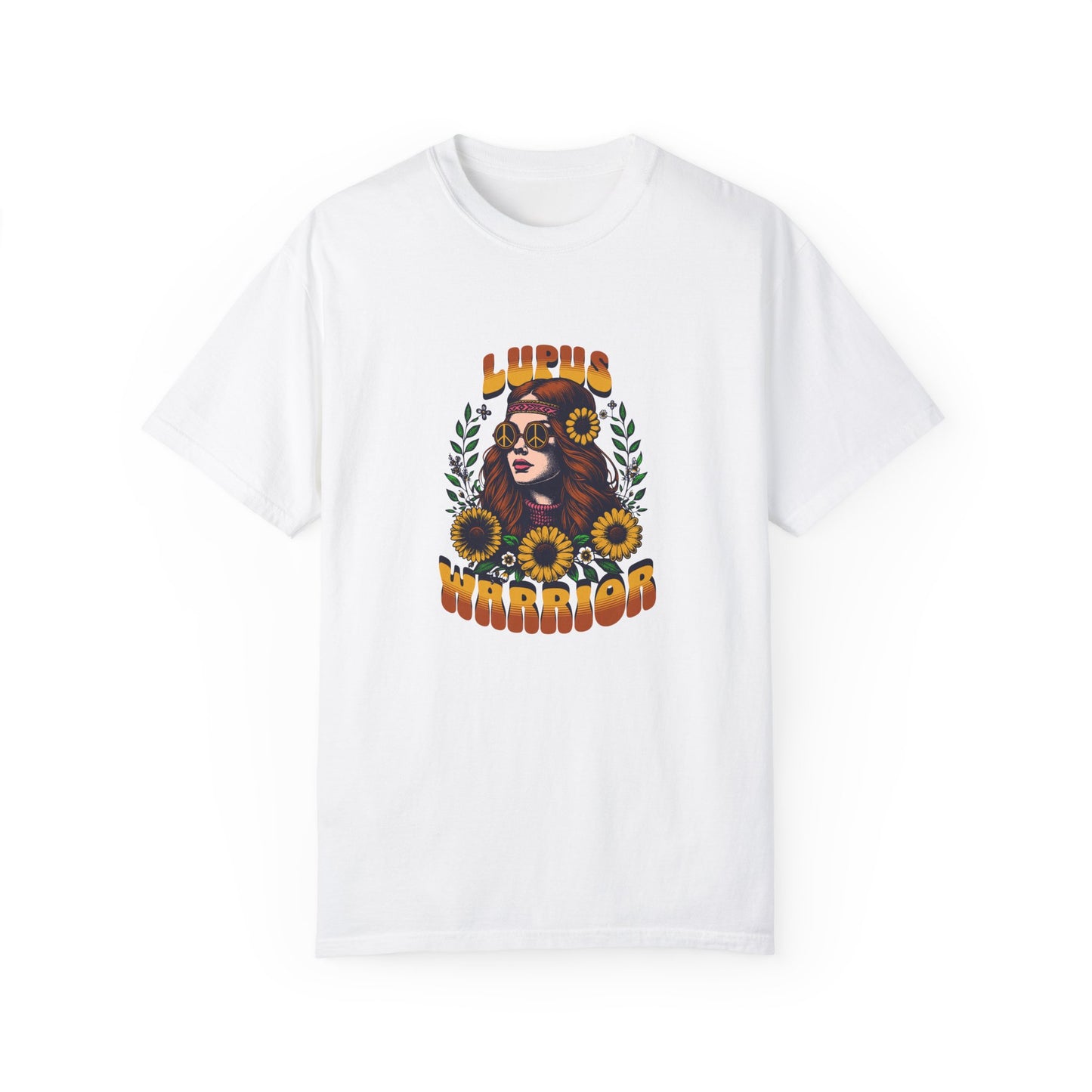 Lupus Warrior Garment-Dyed T-Shirt - Empowering Support for Lupus Awareness