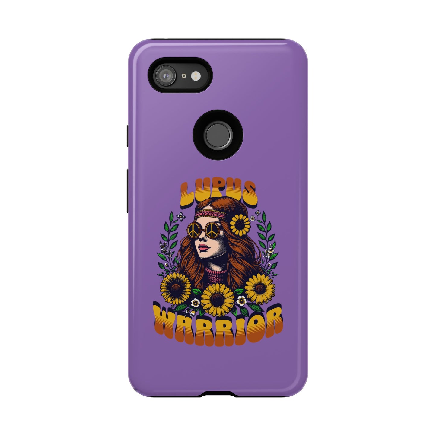 Lupus Warrior Phone Case - Stylish Purple Floral Design for Advocates