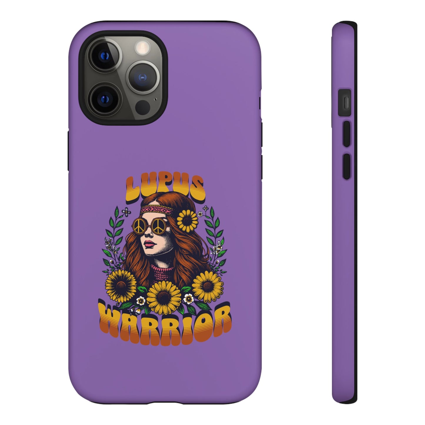 Lupus Warrior Phone Case - Stylish Purple Floral Design for Advocates